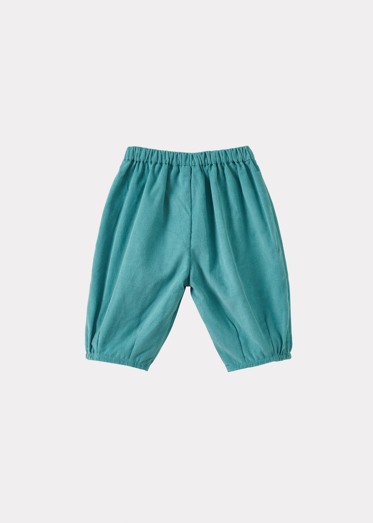 BOBBY BABY COTTON CORDUROY TROUSERS - TURQUOISE