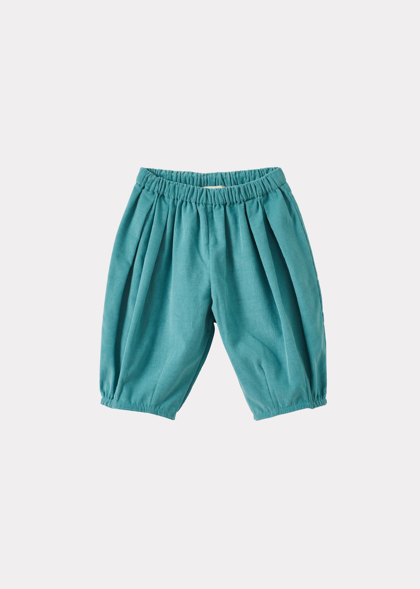 BOBBY BABY COTTON CORDUROY TROUSERS - TURQUOISE