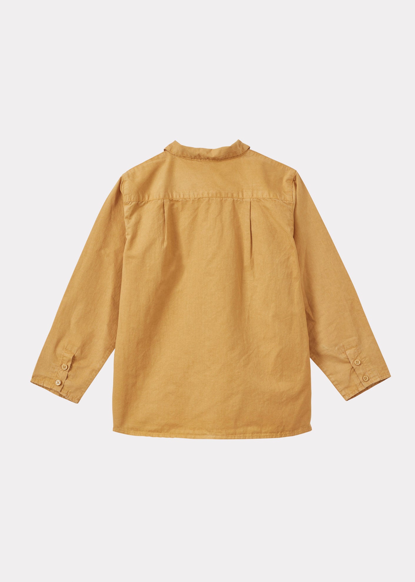 BULLSHARK CHILDREN'S COTTON SHIRT - OCHRE