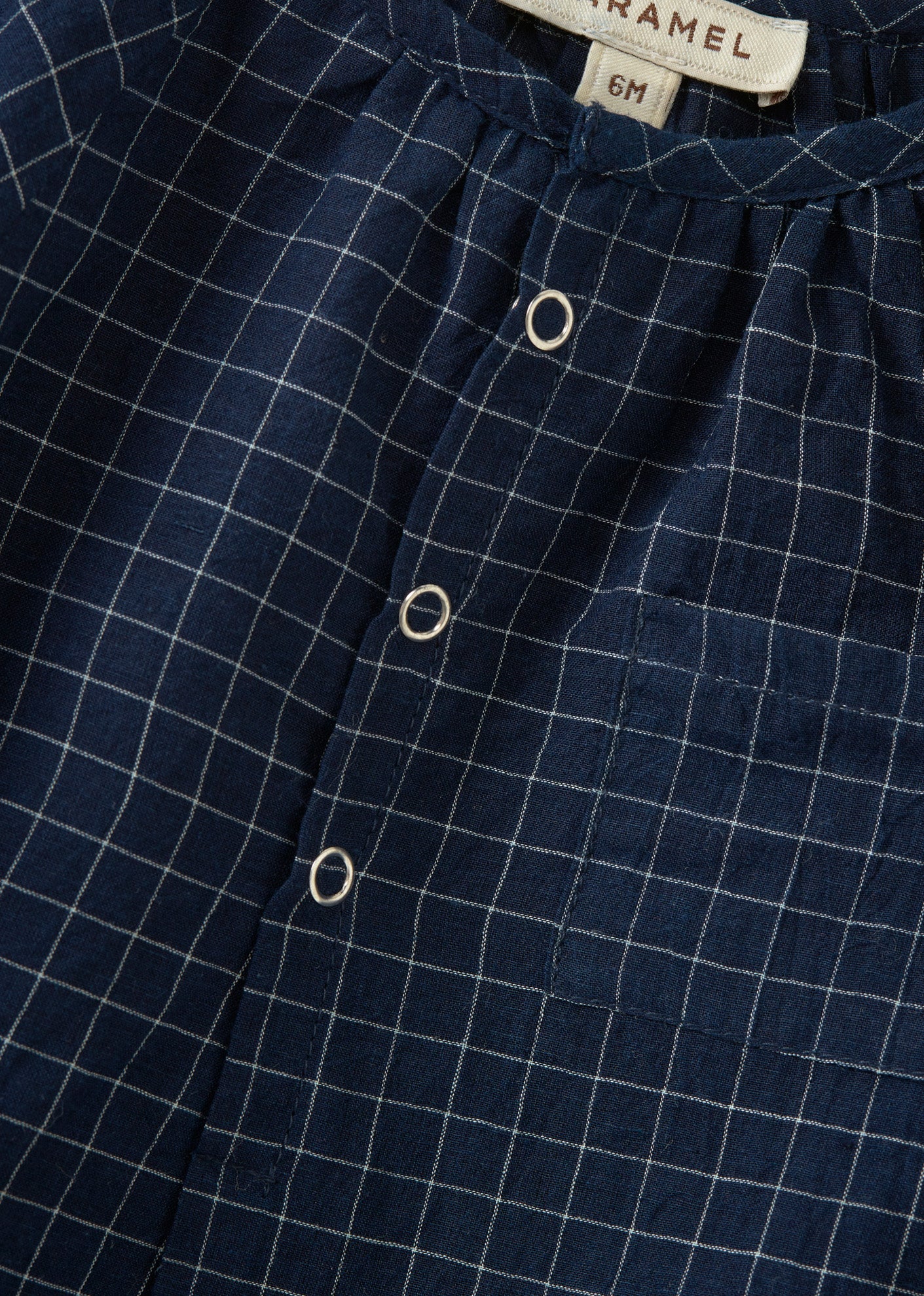 BURDOCK SHIRT - NAVY YARN DYED CHECK