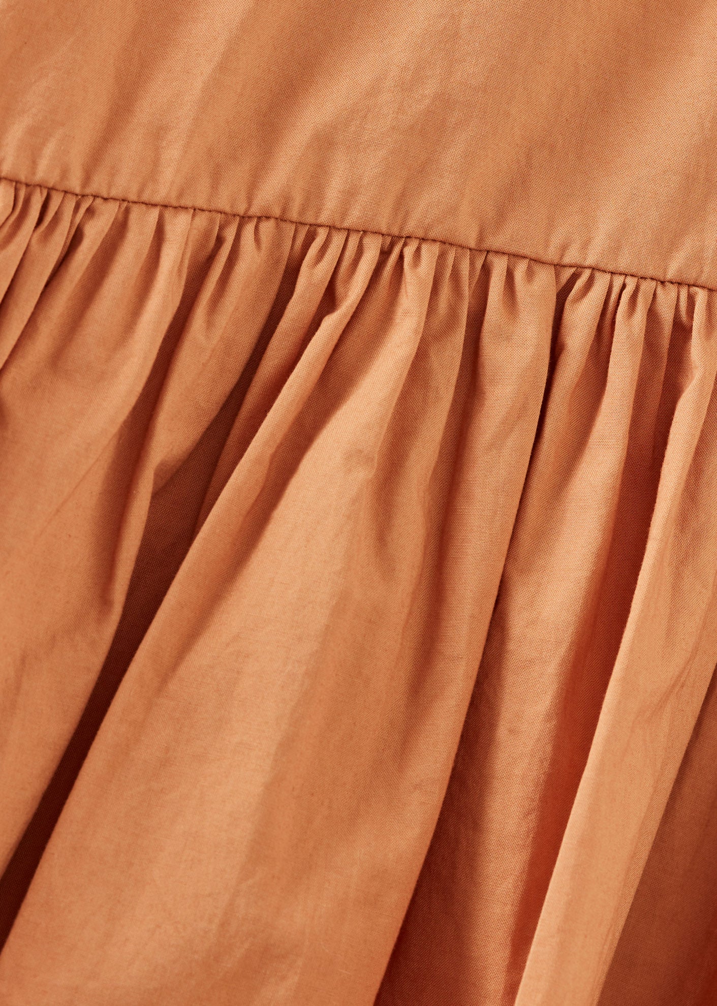 CALLIOPE GIRL'S COTTON BLOUSE - BURNT ORANGE