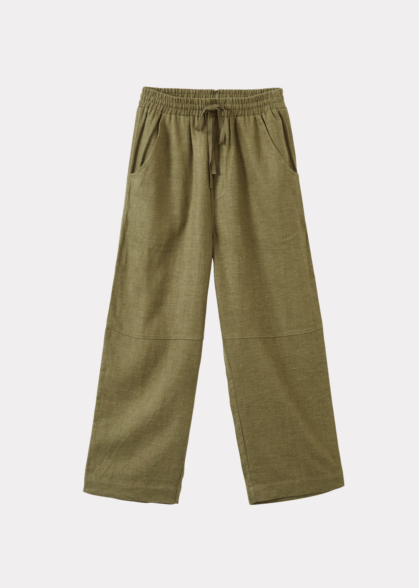 WOMAN CAPER TROUSER - KHAKI