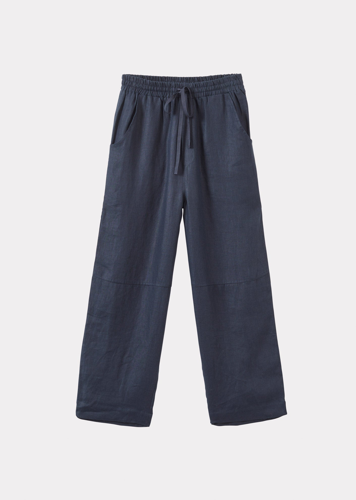 WOMAN CAPER TROUSER - NAVY