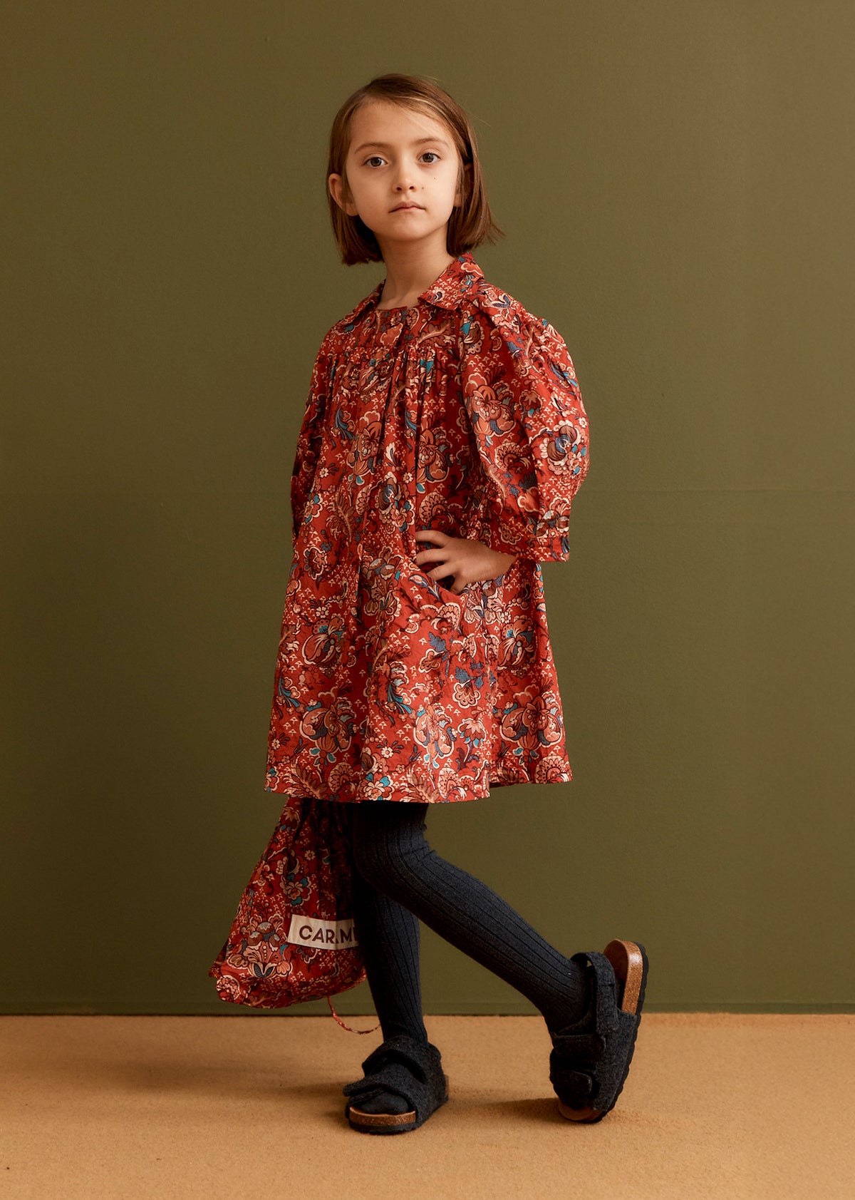 CLARA GIRL'S COTTON CORDUROY DRESS - LIBERTY WEAVERS WONDER