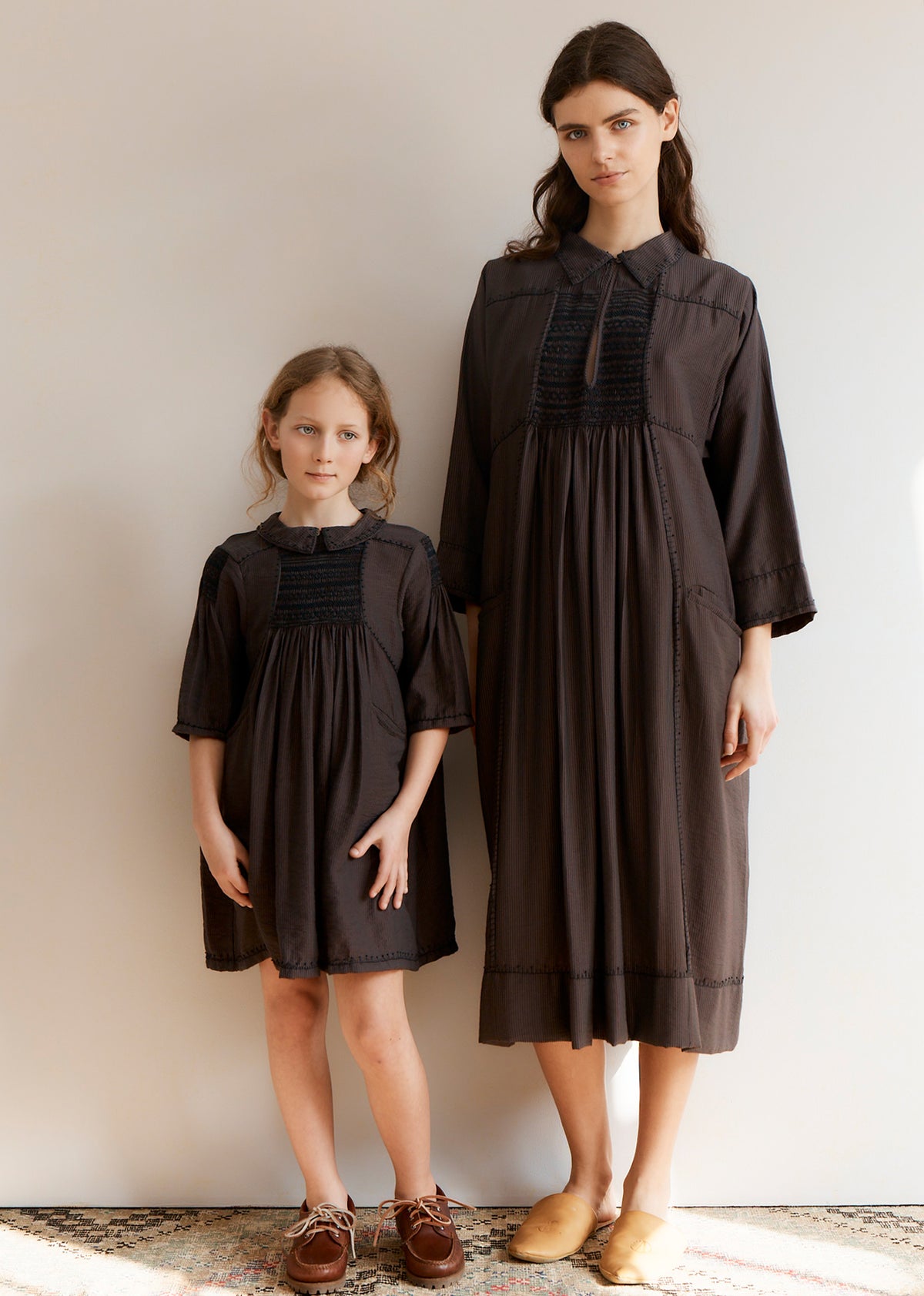 MARS WOMEN'S DRESS - CHOCOLATE STRIPE