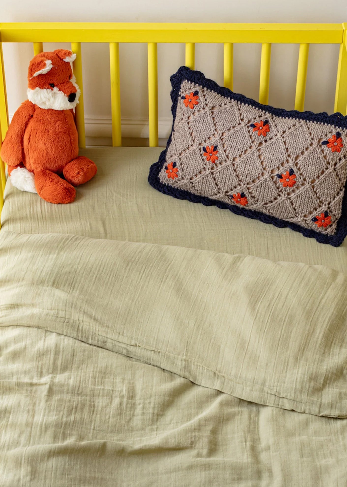 BABY DUVET COVER 80 X 120 -MERCI - VERT 77 RUE DE VARENNE