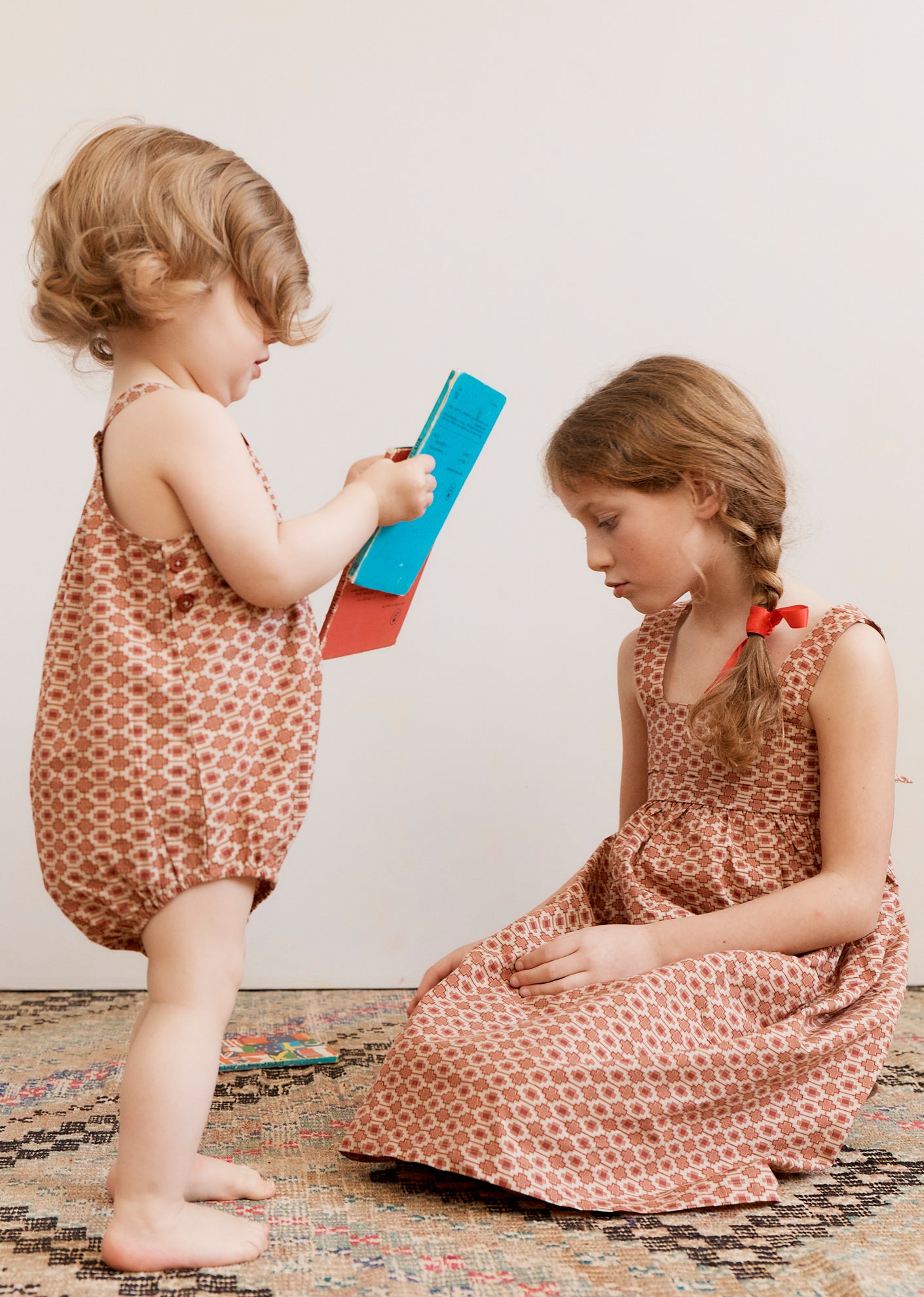 FLURY BABY COTTON ROMPER - KALEIDOSCOPE PRINT