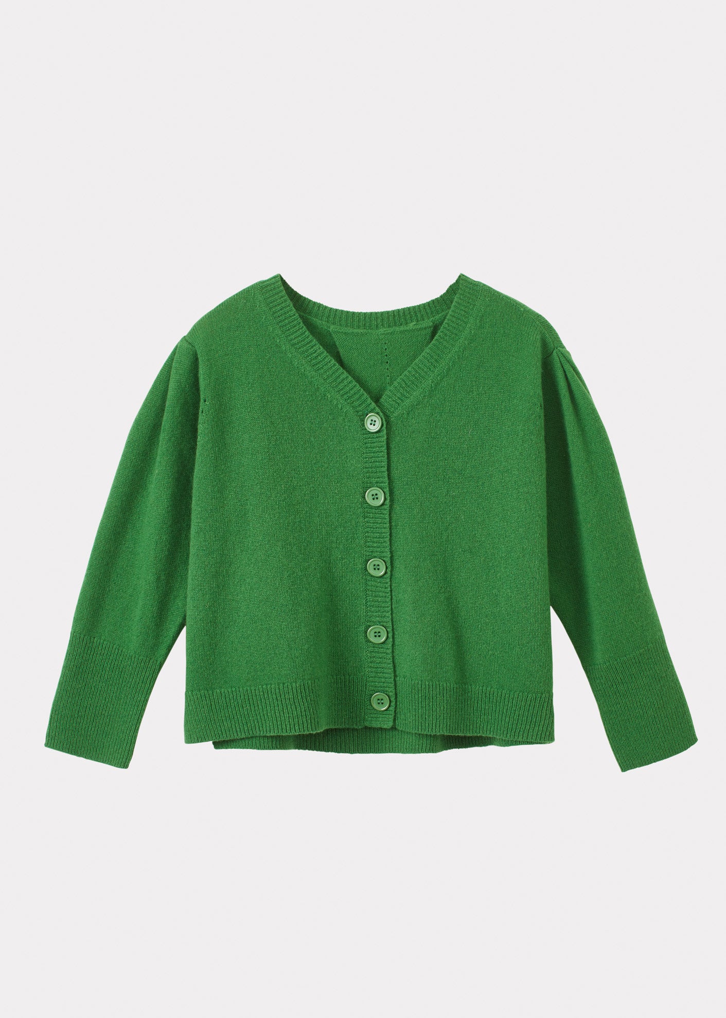 WOMAN CARDIGAN - FOREST GREEN