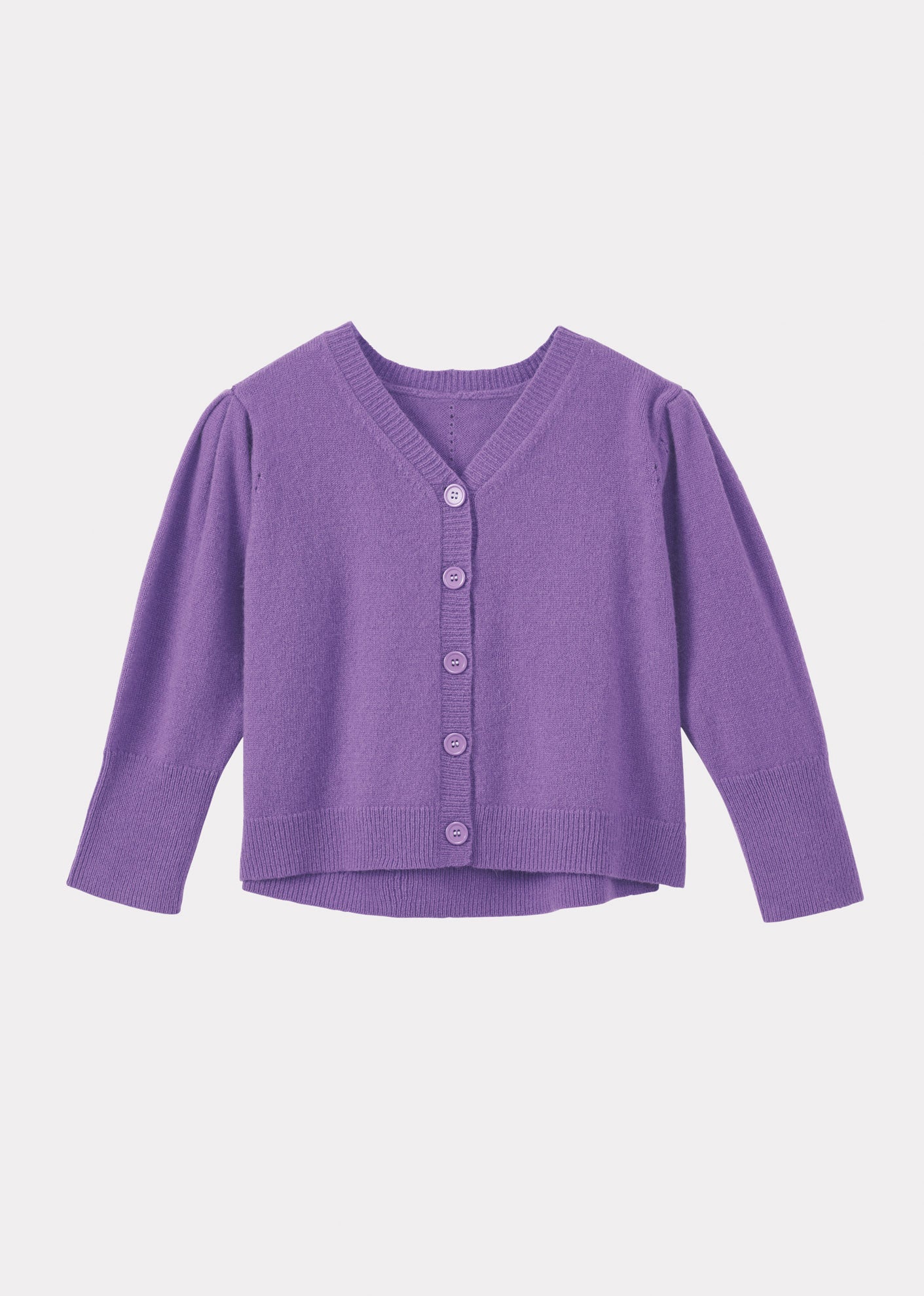 WOMAN CARDIGAN - LILAC