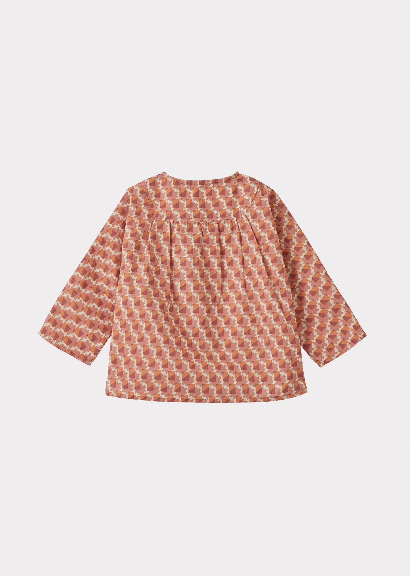 CHARD BABY TOP AND TROUSERS SET - MAUVE GEO PRINT