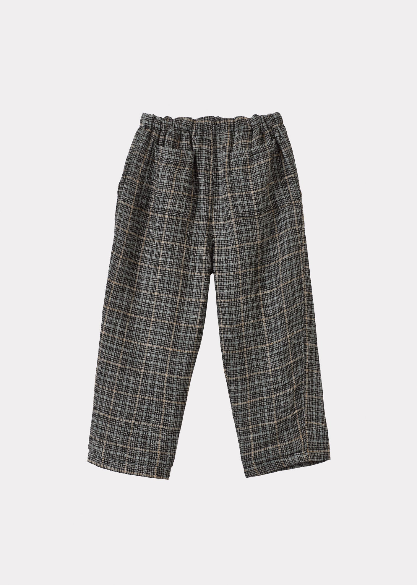 CHESTNUT CHILDREN'S TROUSERS - CHARCOAL CHECK
