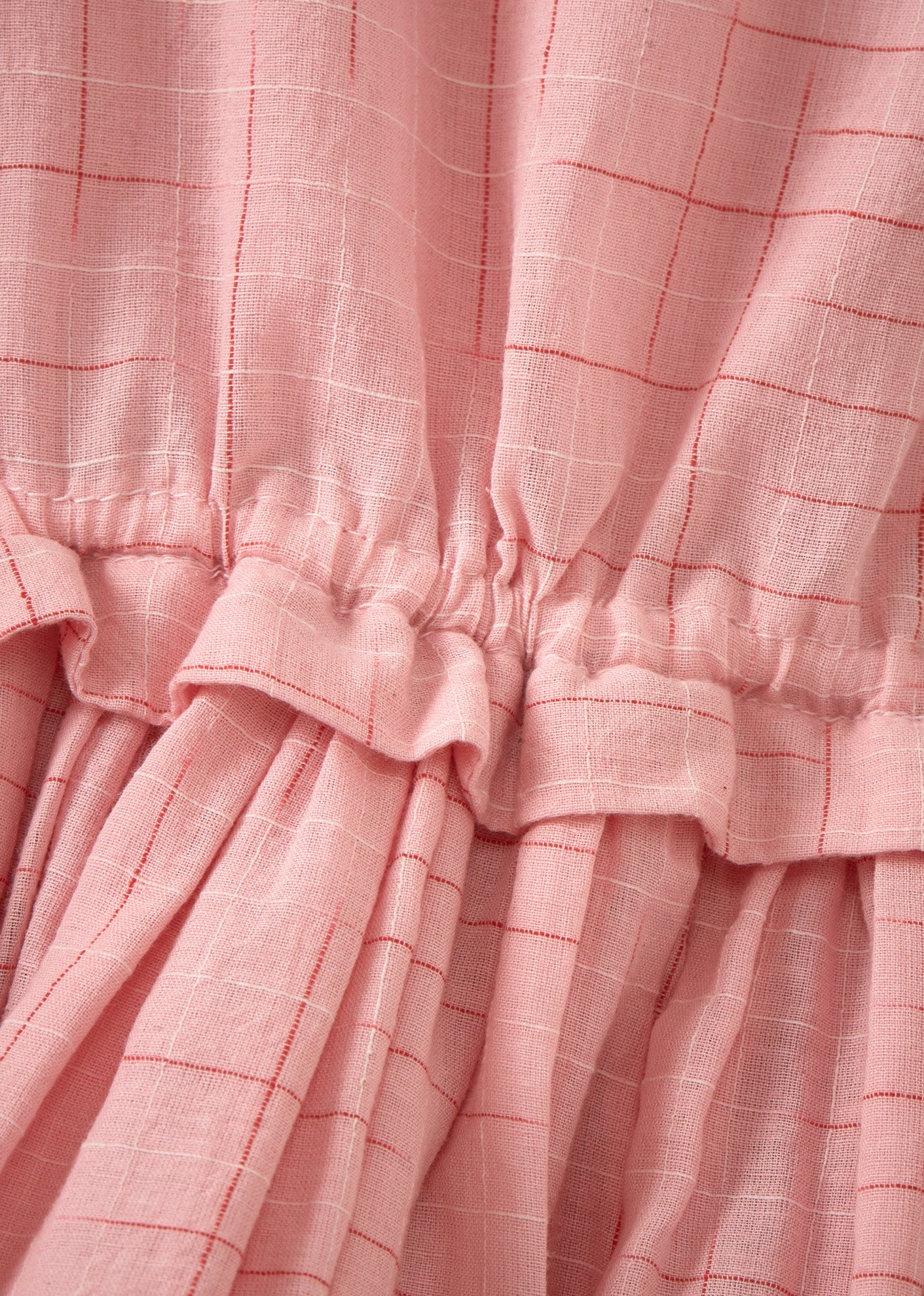 COLIMA DRESS -PINK CHECK