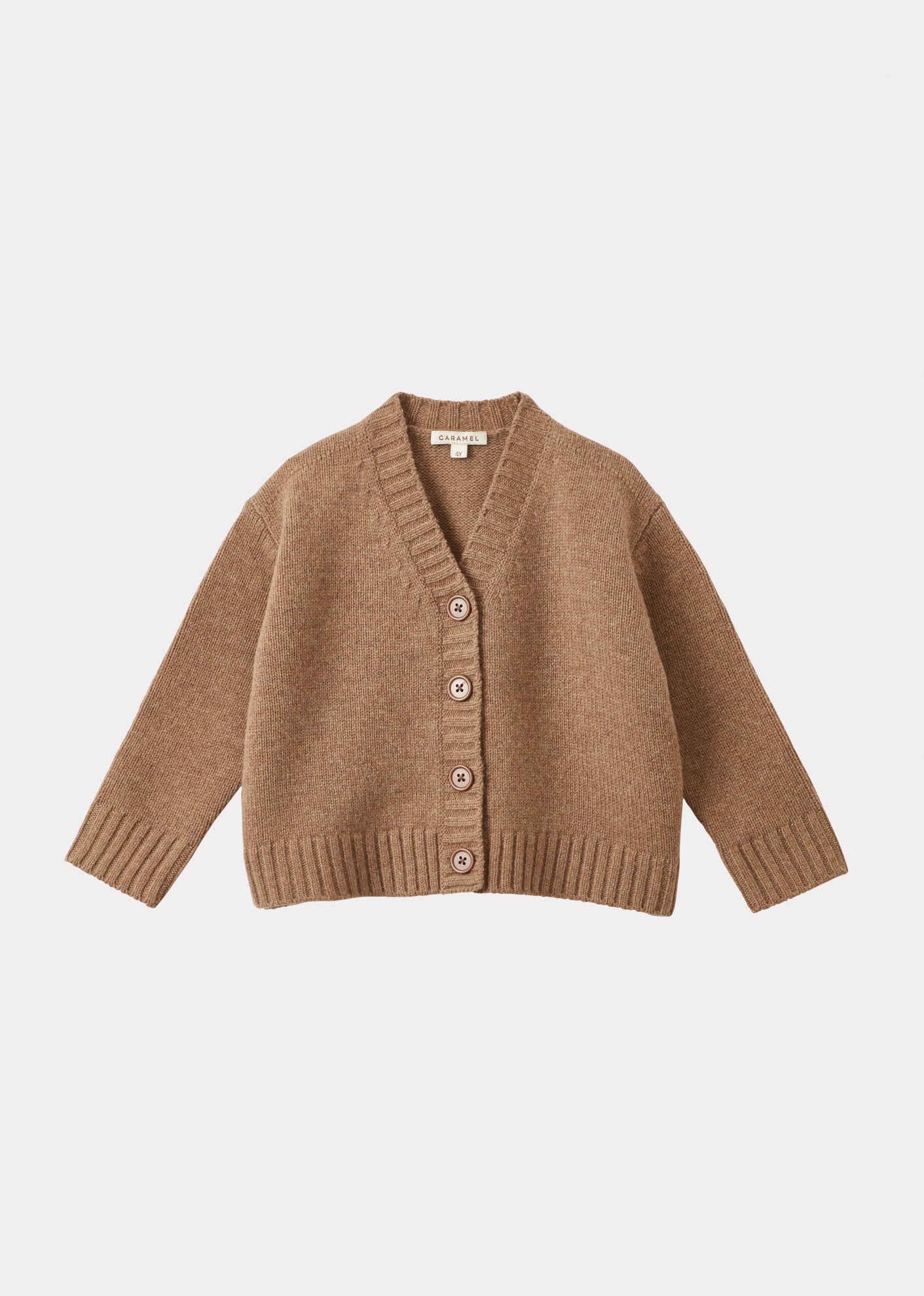 COPPER KIDS CARDIGAN - CAMEL 1