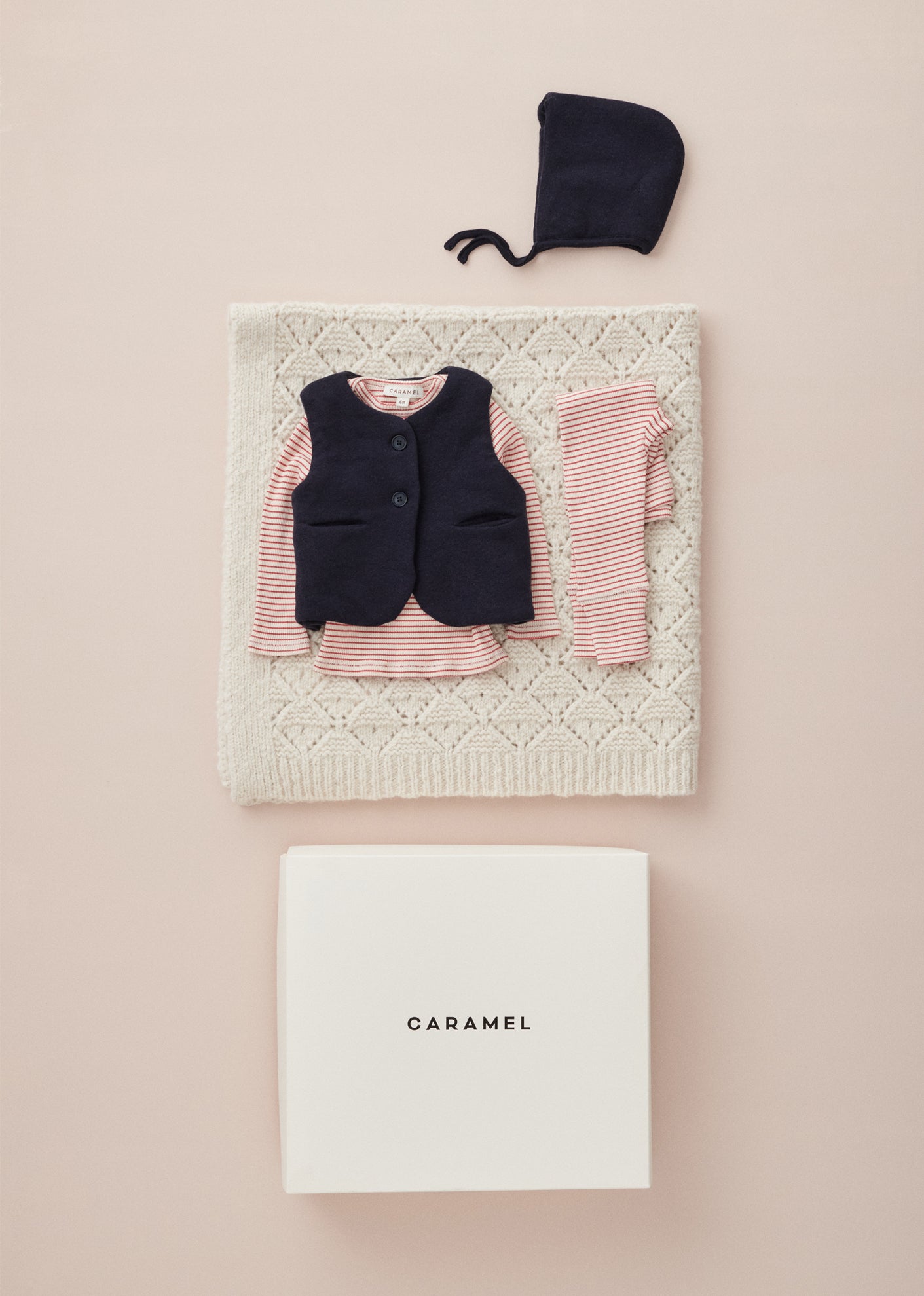 MAEVE BABY SET - NAVY