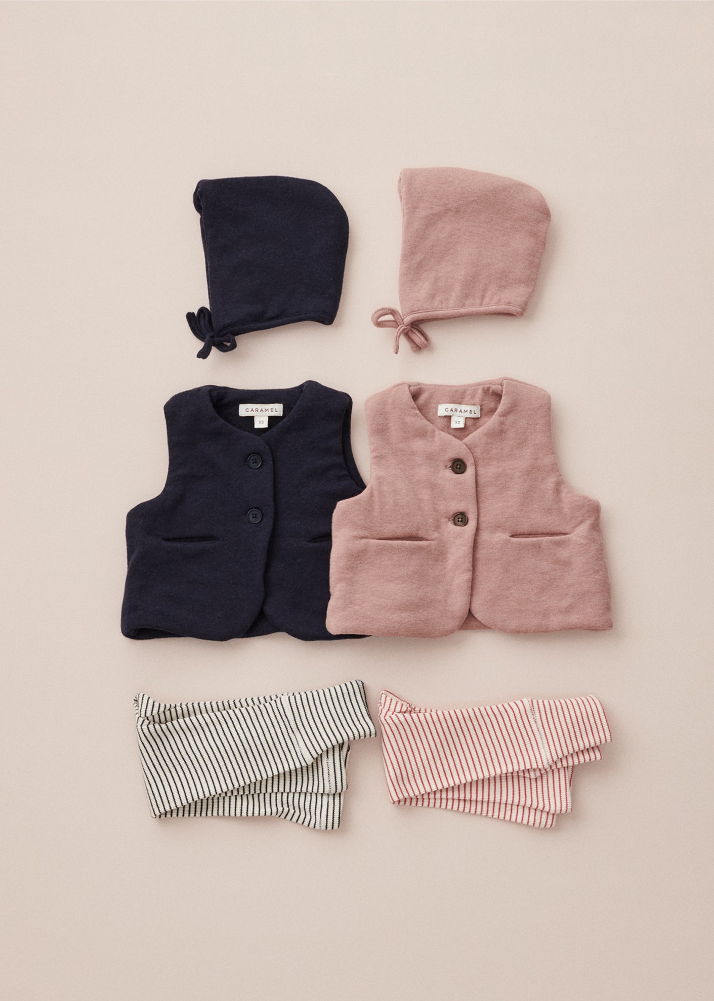 MAEVE BABY SET - DUSTY PINK