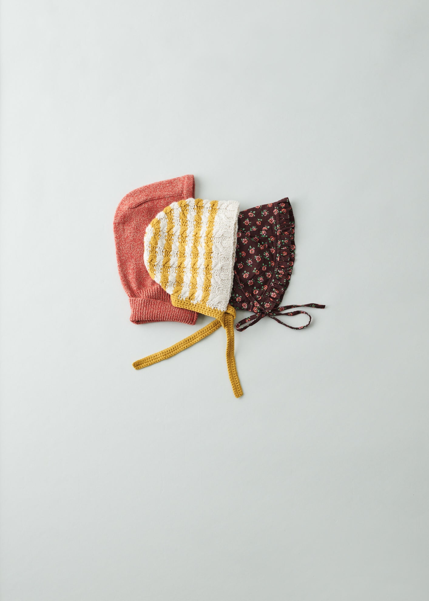 CURLEW BABY BONNET - YELLOW/WHITE 2