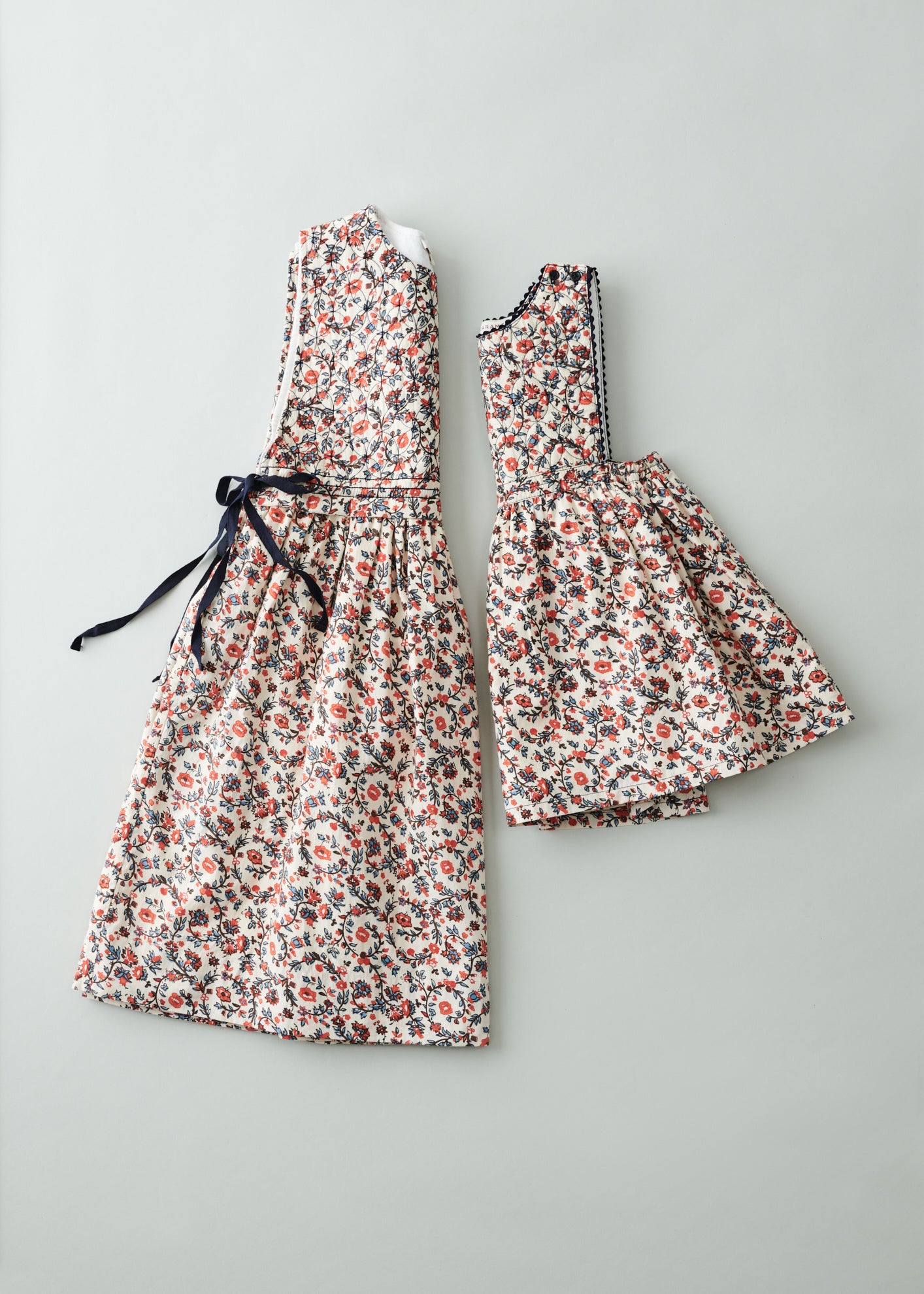 COLIMA BABY DRESS - CREAM FLORAL 2