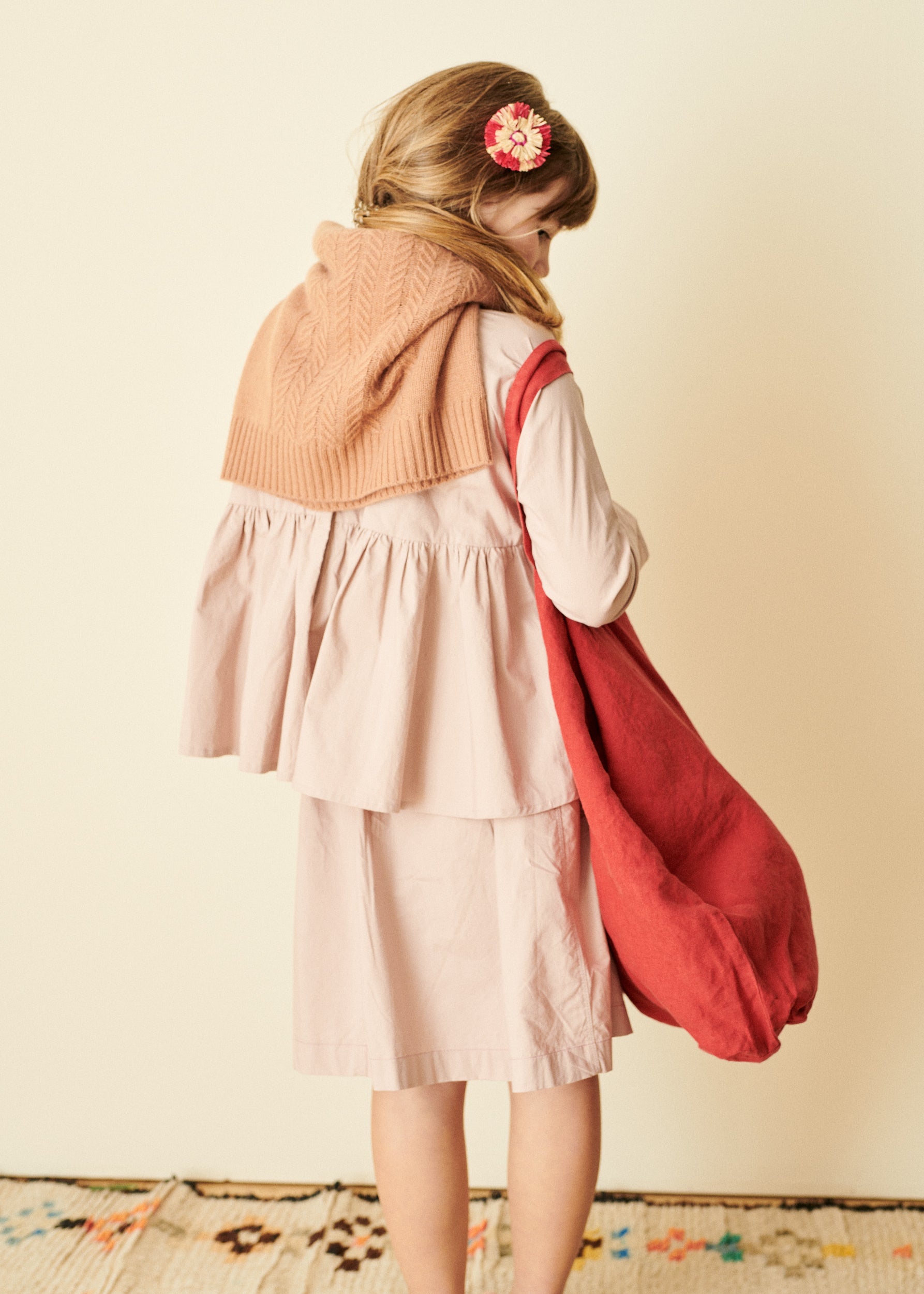SCOUT CHILDREN'S CASHMERE JUMPER - TOFFEE