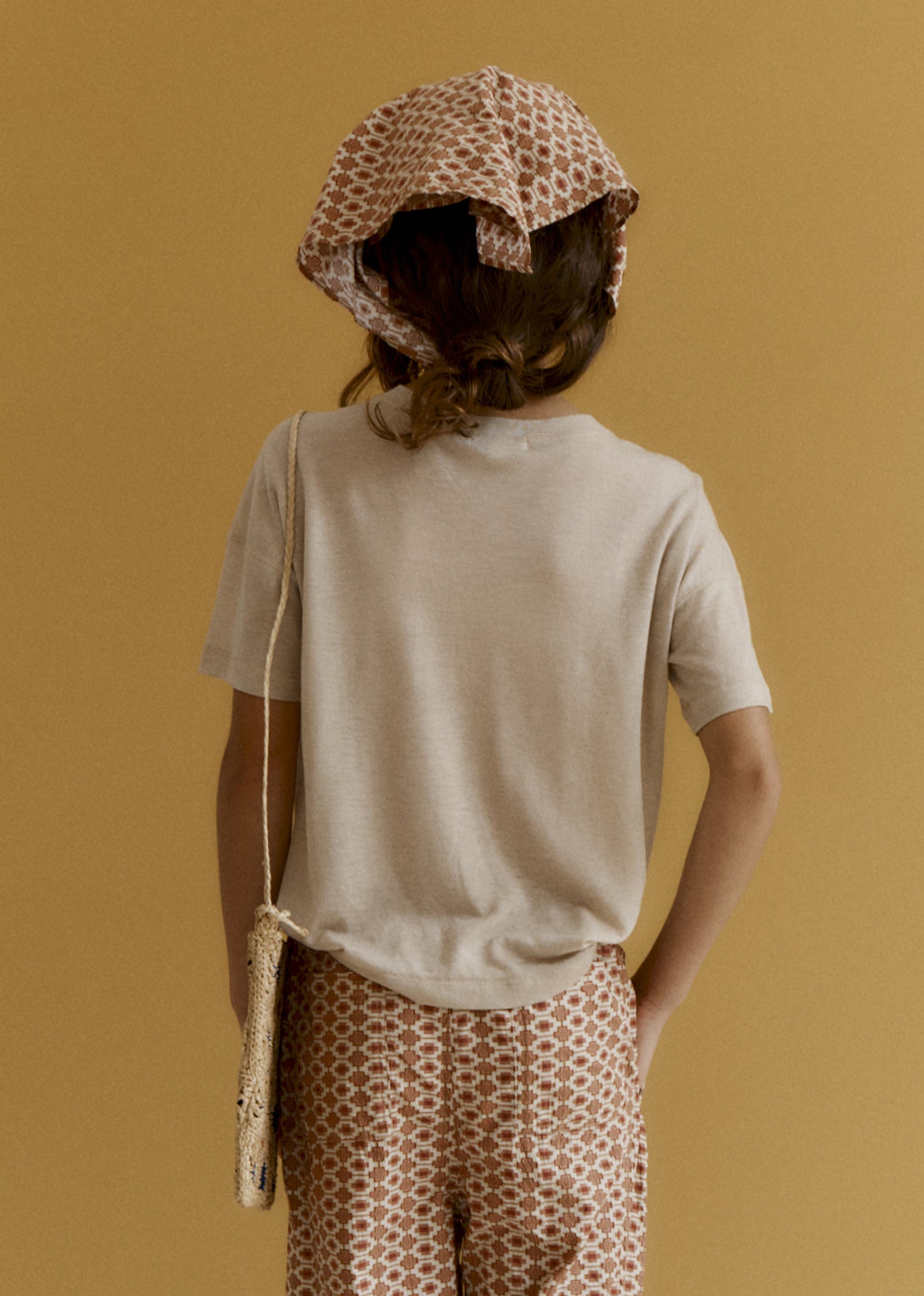 DANDELION COTTON SCARF - KALEIDOSCOPE PRINT