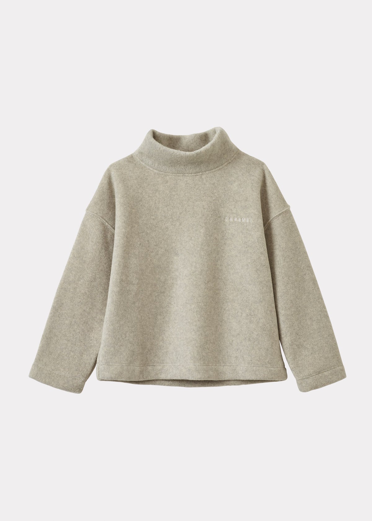 DRUBE CHILDREN'S FLEECE SWEATSHIRT - PALE GREY MELANGE