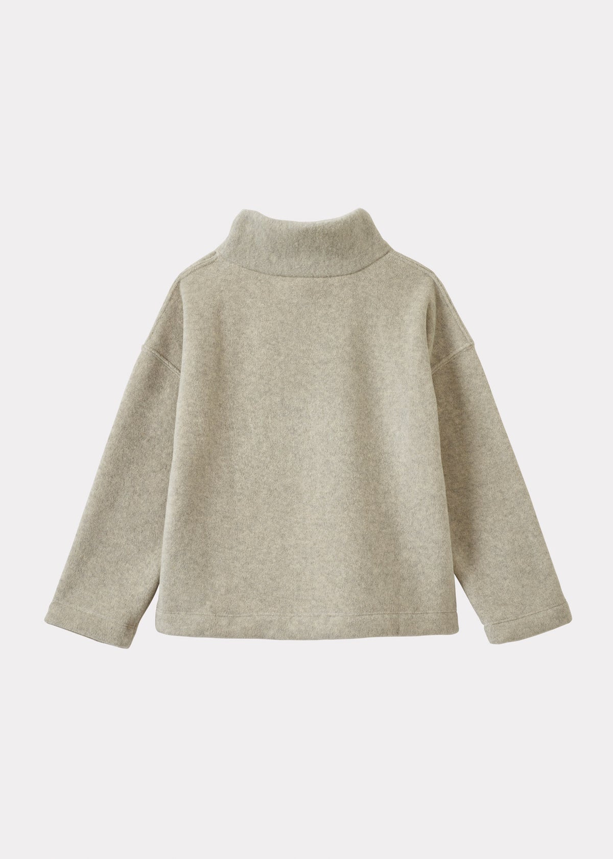 DRUBE CHILDREN'S FLEECE SWEATSHIRT - PALE GREY MELANGE