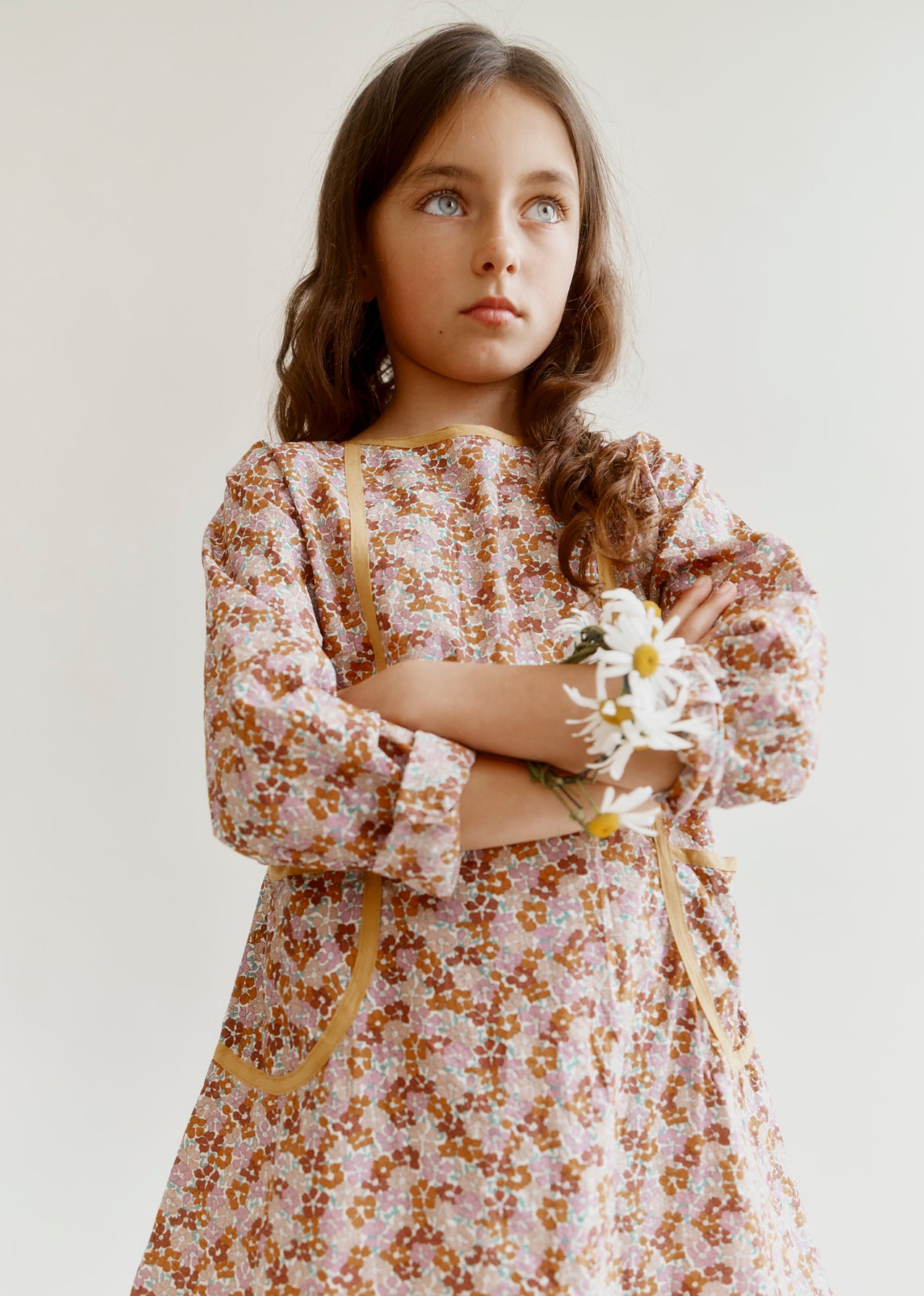 EDEN GIRL'S COTTON TANA LAWN DRESS - LIBERTY SADIE ROSE PRINT