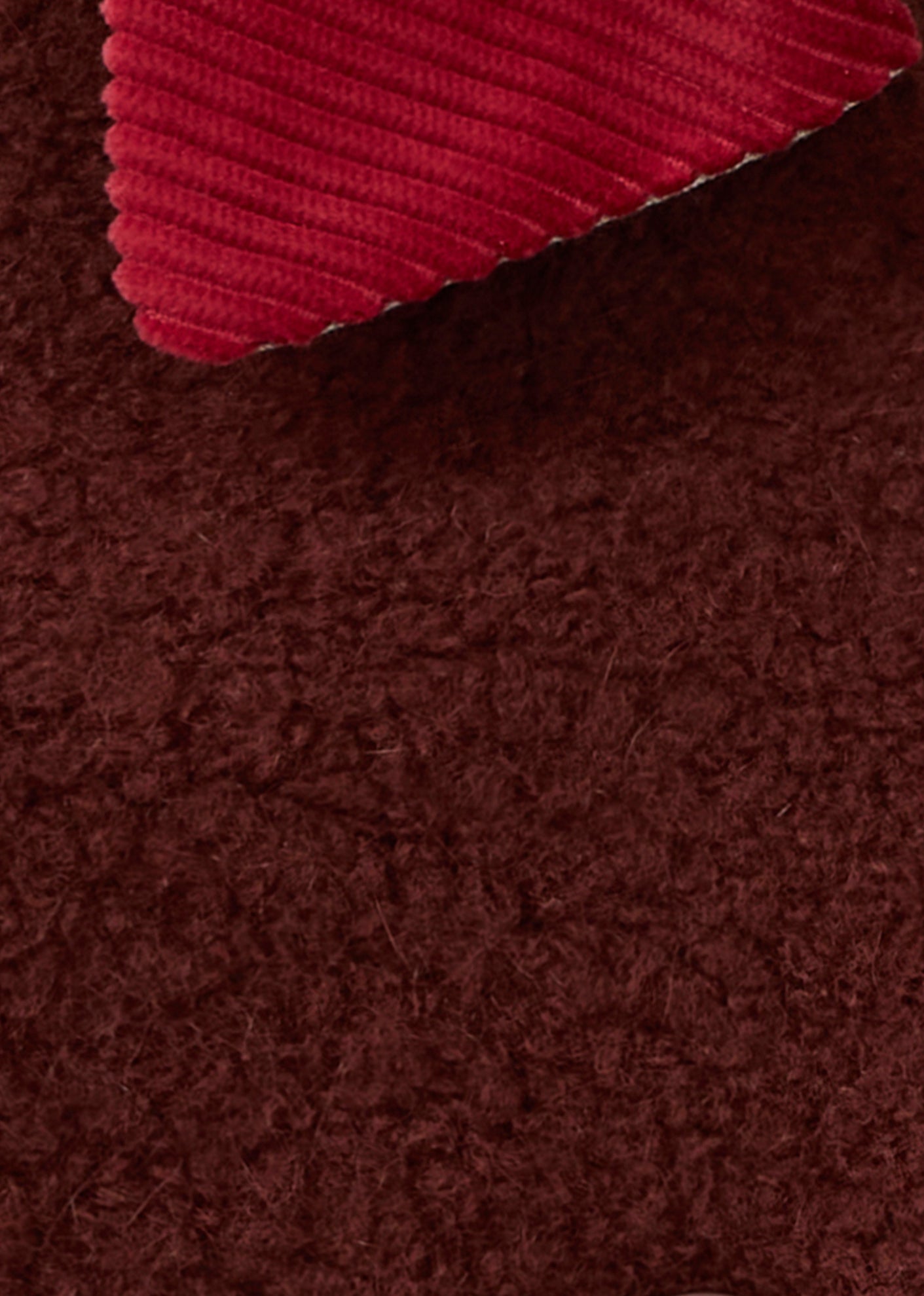 EVEREST CHILDREN'S WOOL COAT - BERRY BROWN