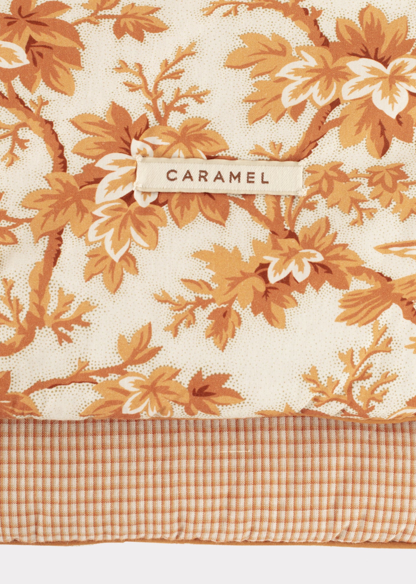 END OF BED TOPPER - ORANGE TREE TOP PRINT