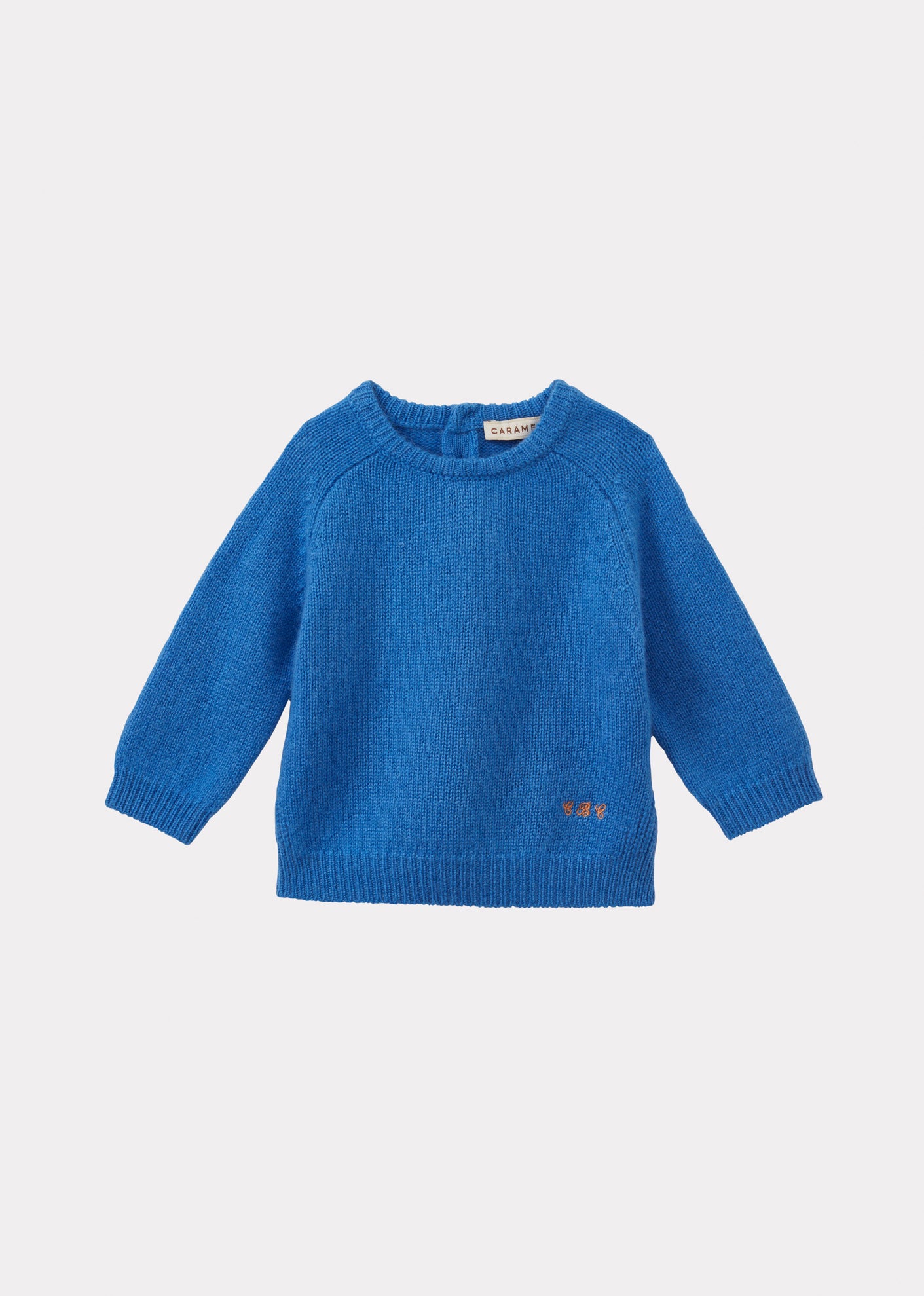 FENNEL BABY CASHMERE JUMPER - SKY BLUE