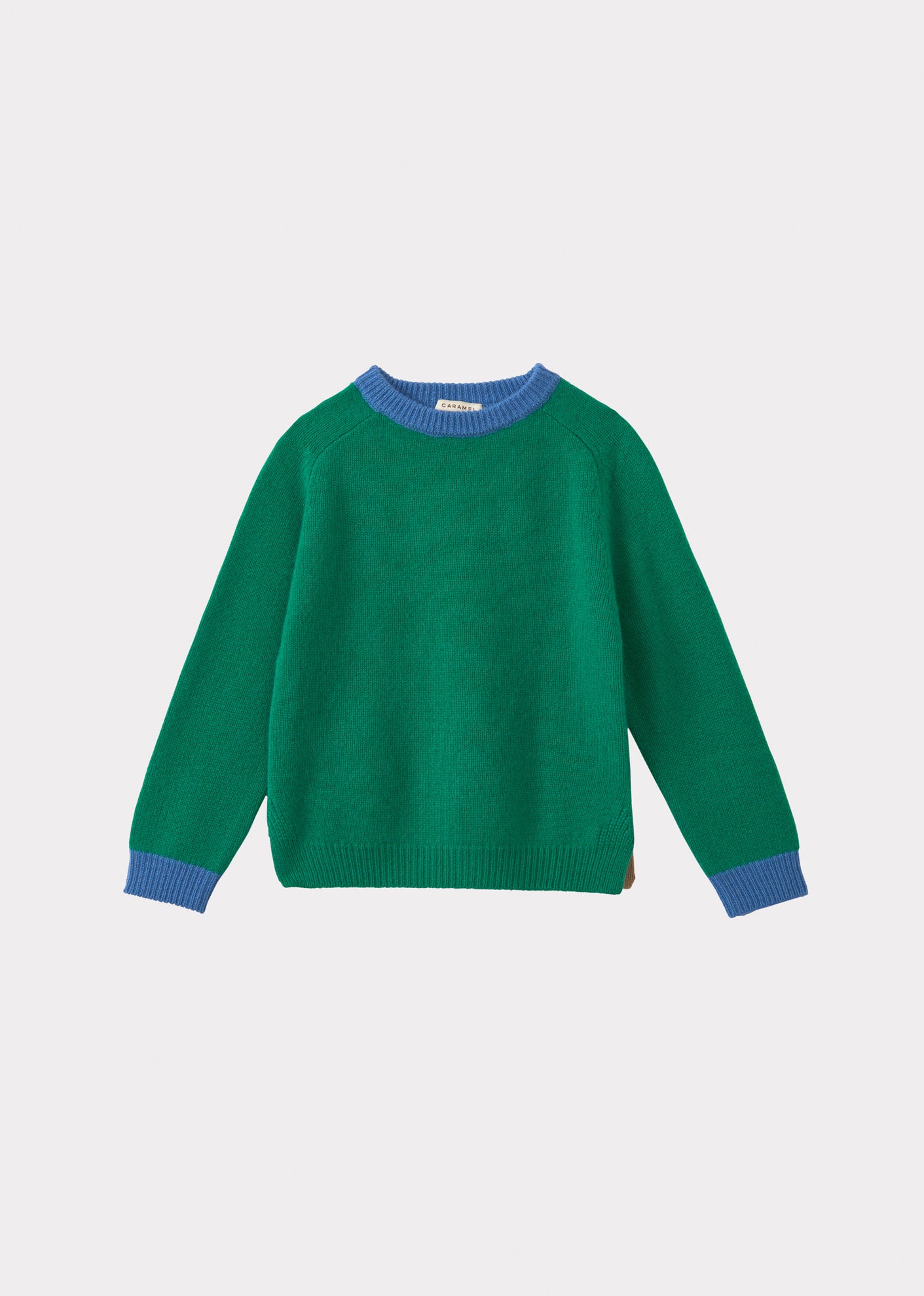 FENNEL JUMPER - GREEN/CAMEL