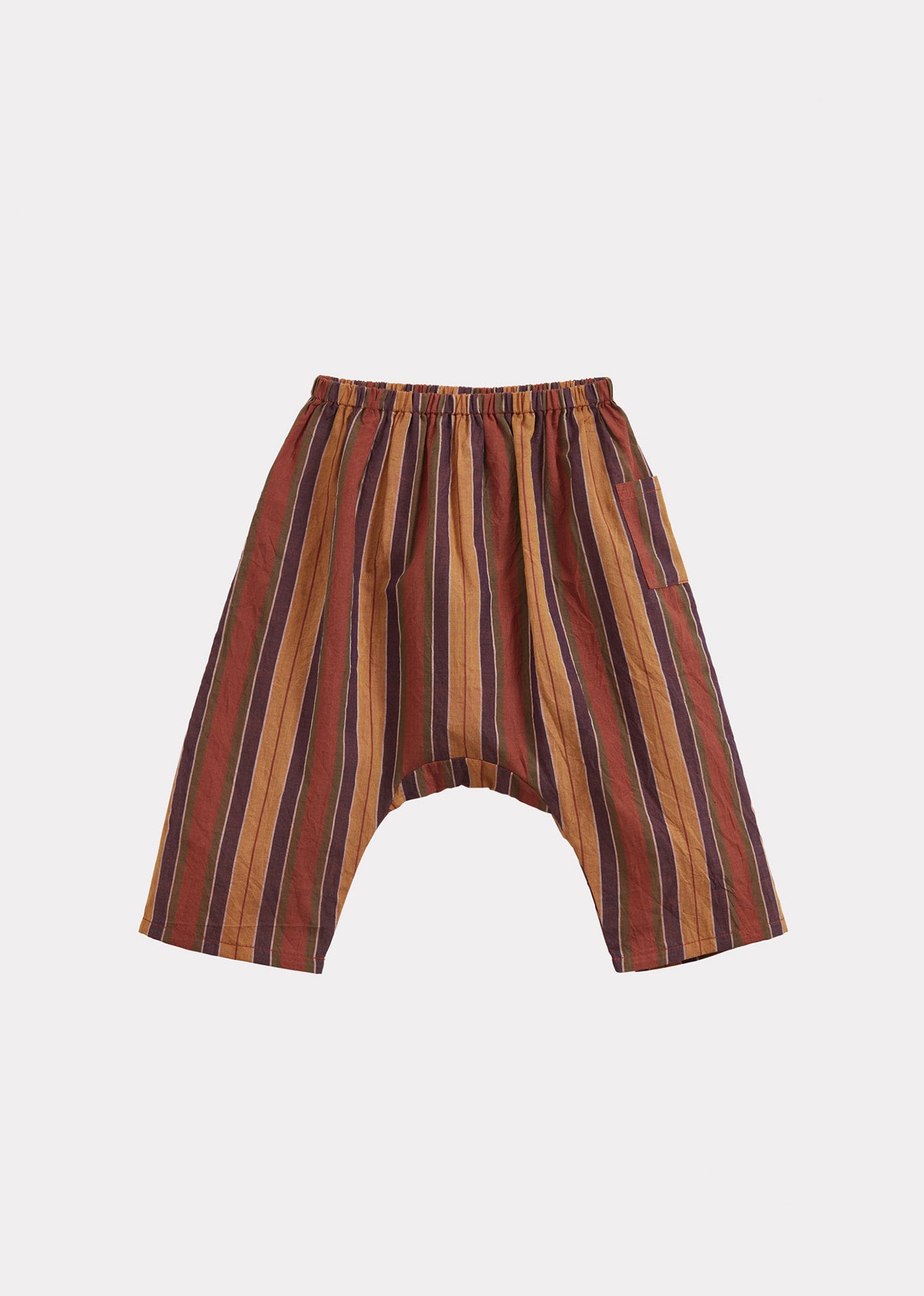 FICUS BABY TROUSER - BROWN MULTI STRIPE
