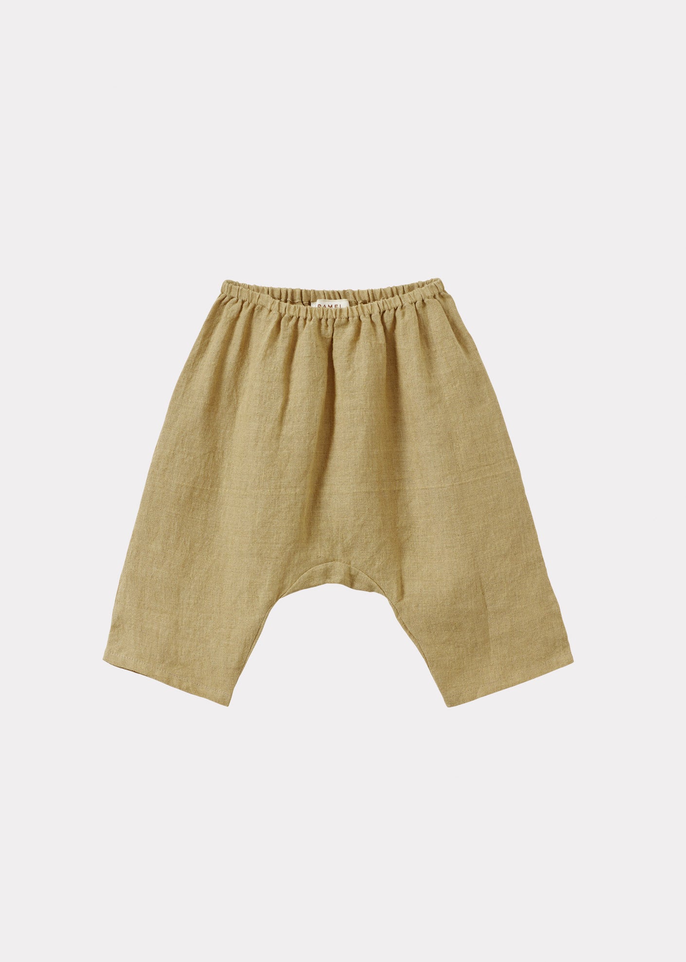 POCHARD TOP AND TROUSERS BABY SET - MUSTARD