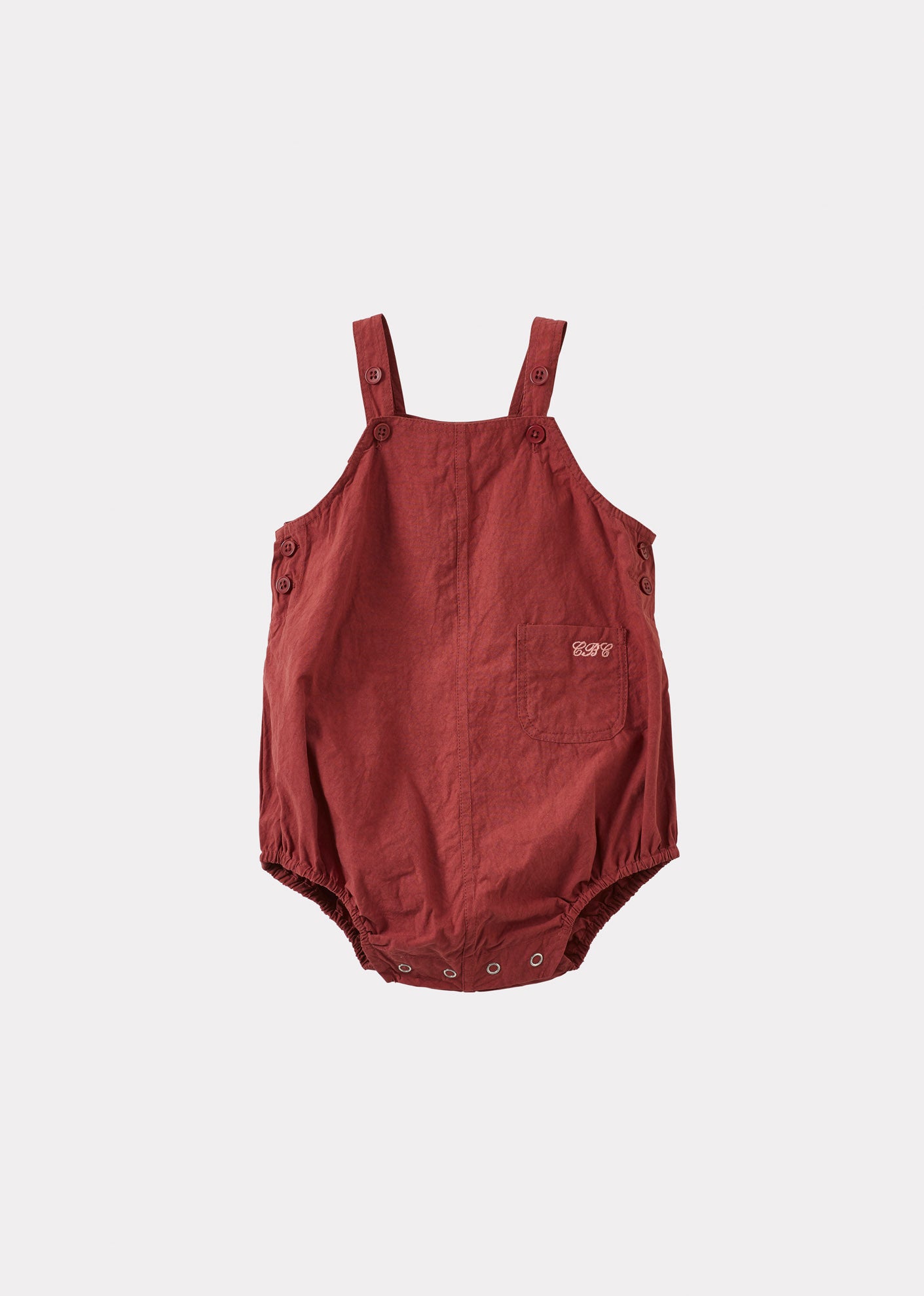 FLURY BABY COTTON ROMPER - BERRY