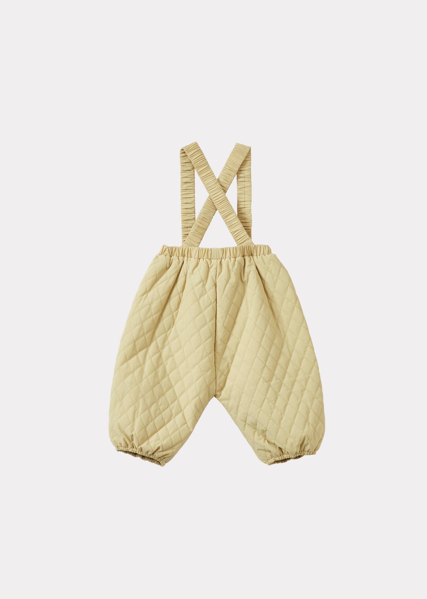 GRAYSON BABY QUILTED TROUSERS - SAND