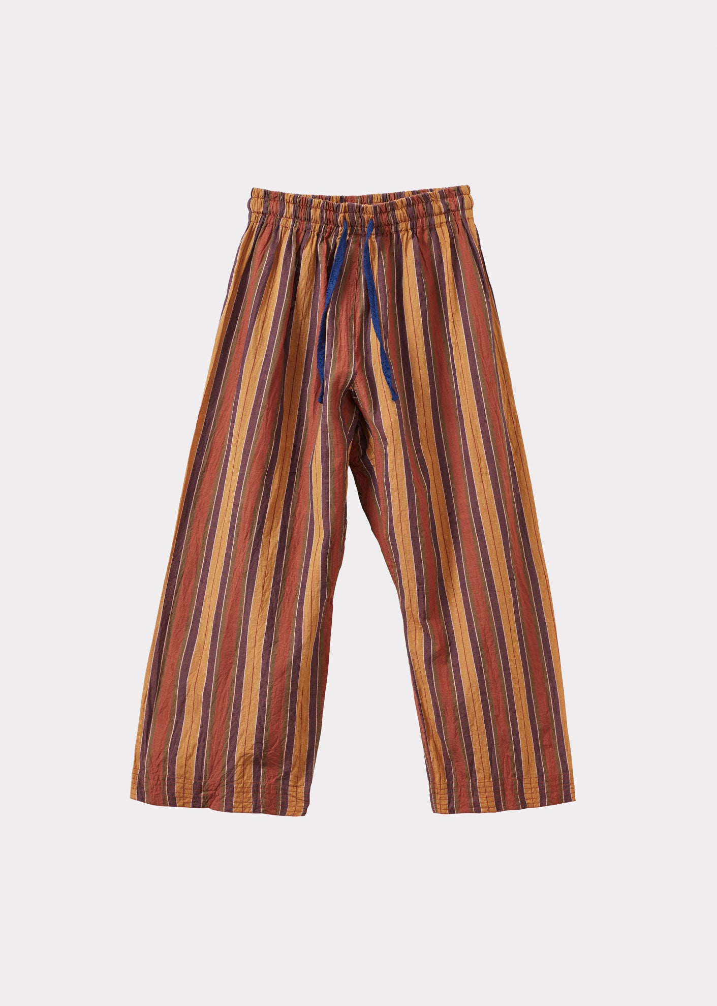 JUDO CHILDREN'S TROUSERS - BROWN MULTI STRIPE