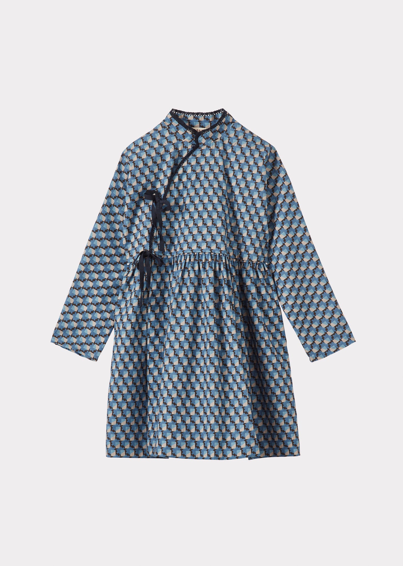 KAI CHILDREN'S COTTON DRESS - GEO PRINT