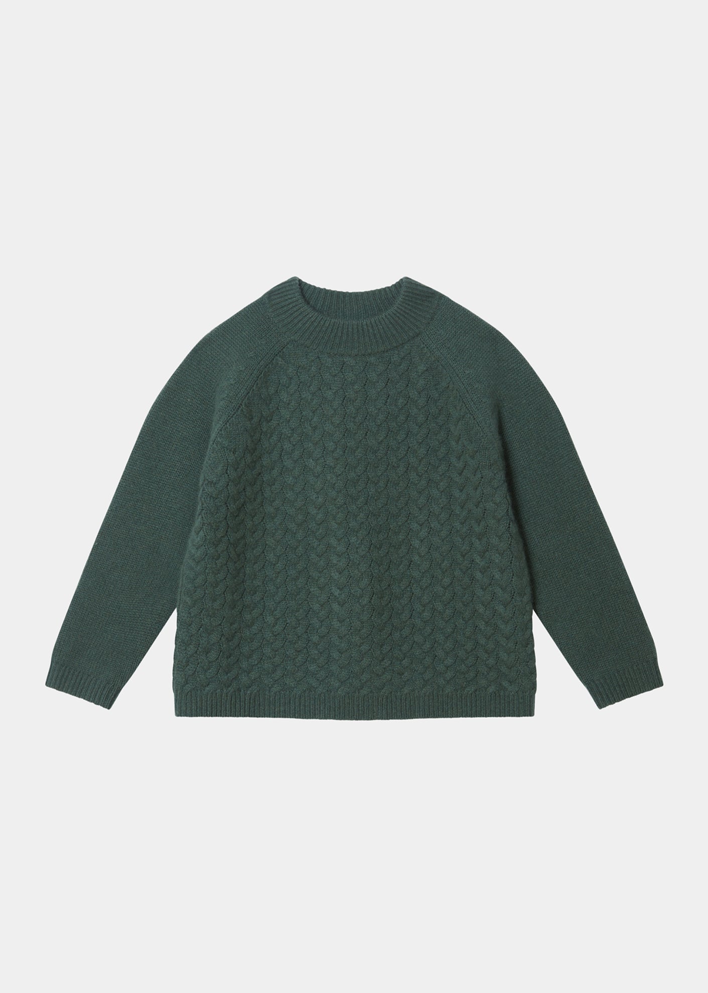 KALER CASHMERE CHILDREN'S JUMPER - PINE