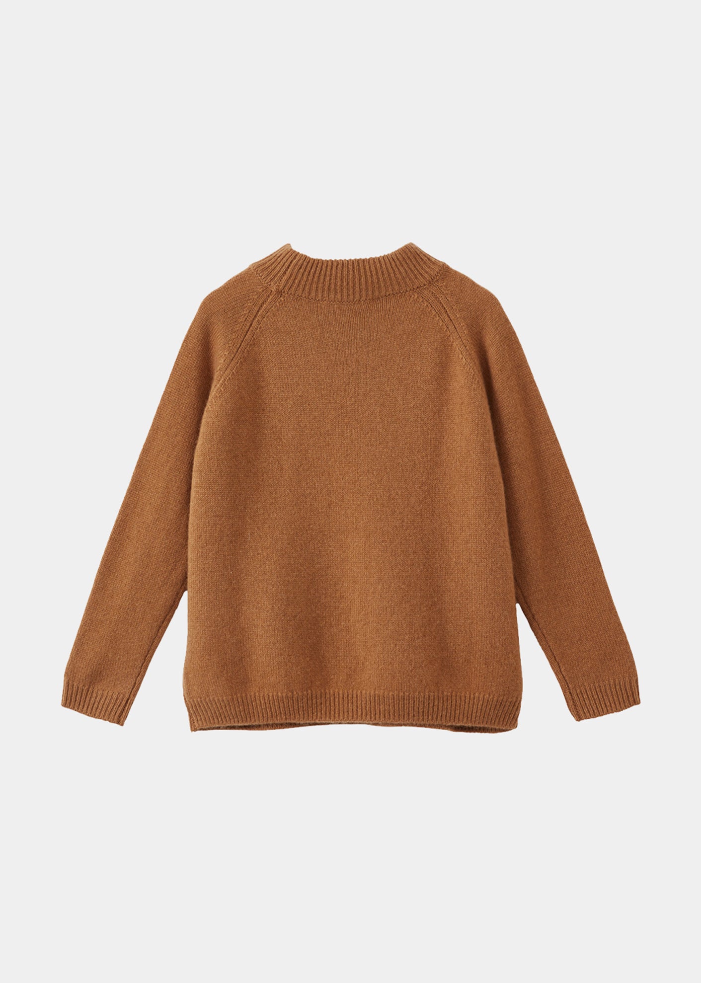 KALER CASHMERE CHILDREN'S JUMPER - TOFFEE