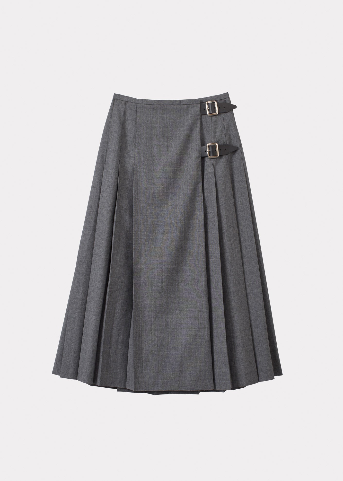WOMEN'S WOOL KILT - GREY