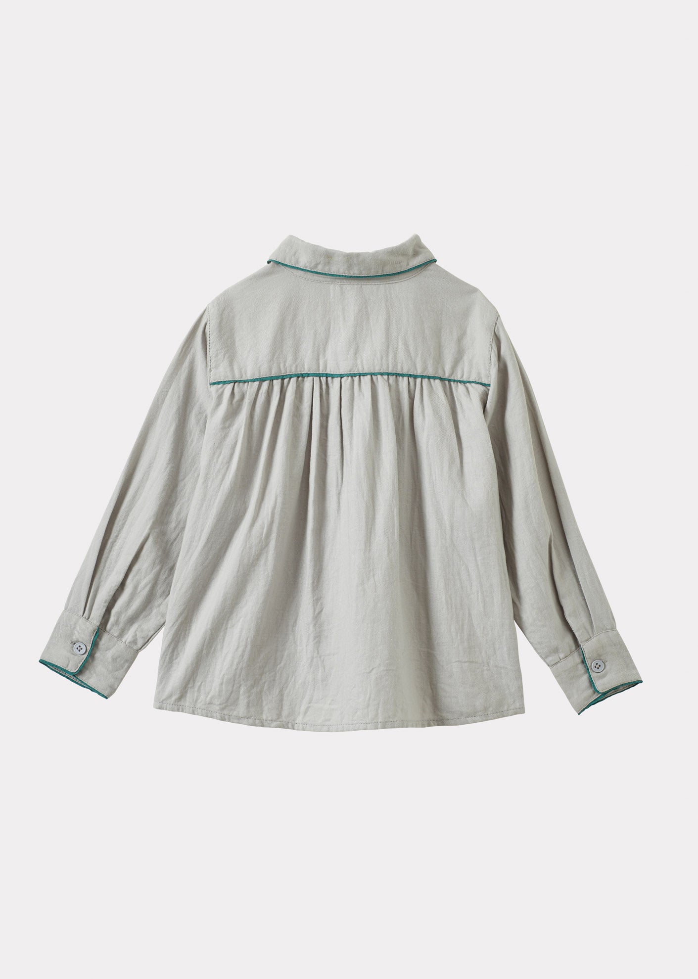 KORE CHILDREN'S COTTON SHIRT - PALE GREY