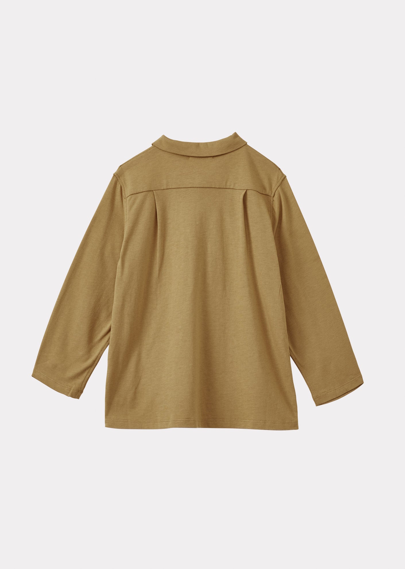 LOCHLAN CHILDREN'S COTTON POLO - KHAKI