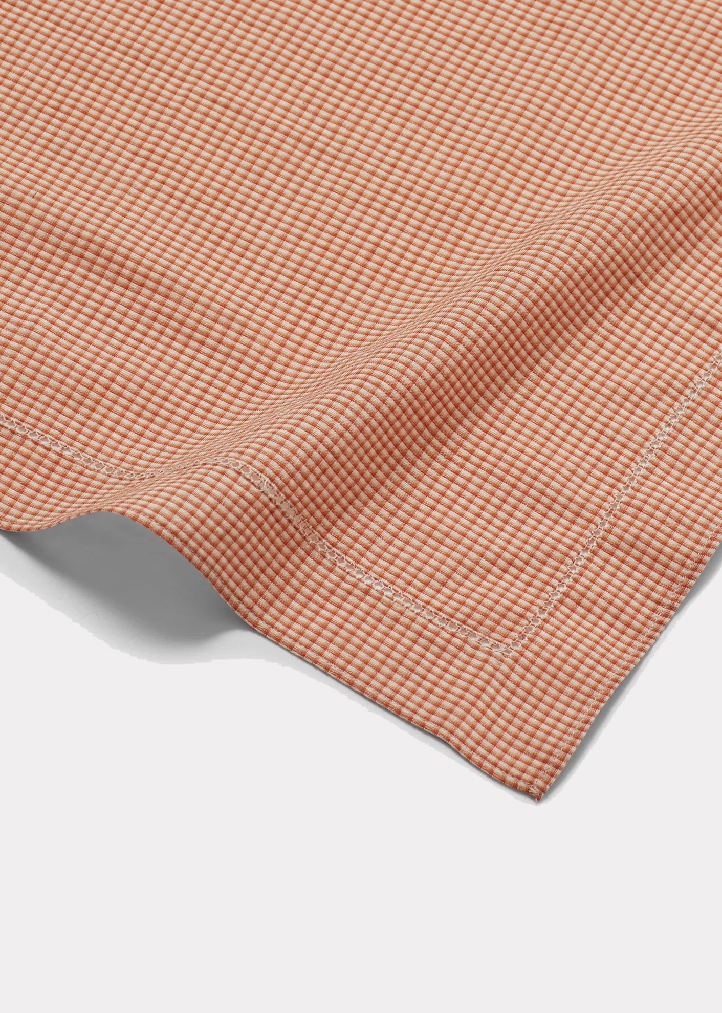 WOVEN PLACEMAT - BURGUNDY MICRO CHECK