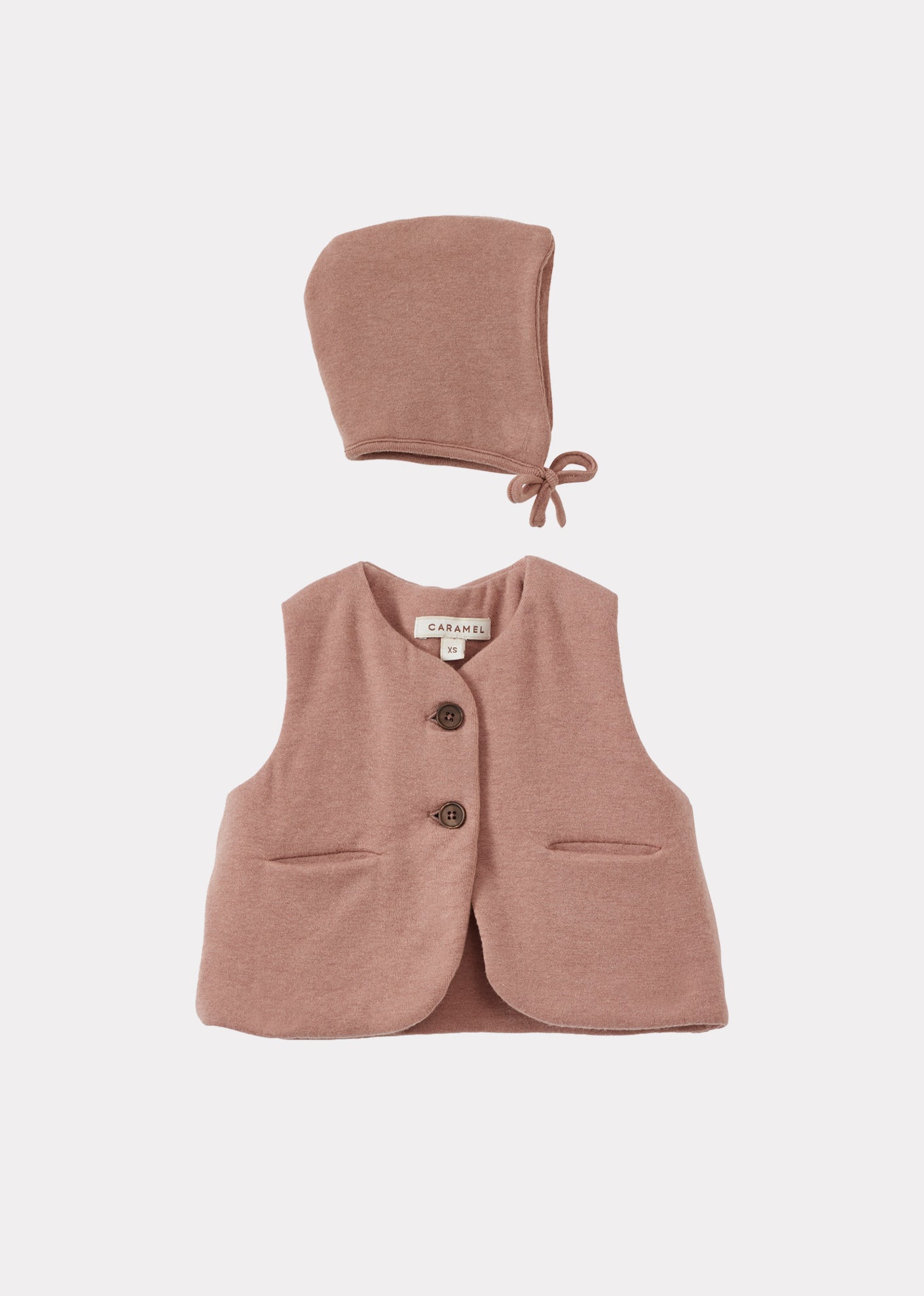 MAEVE BABY SET - DUSTY PINK