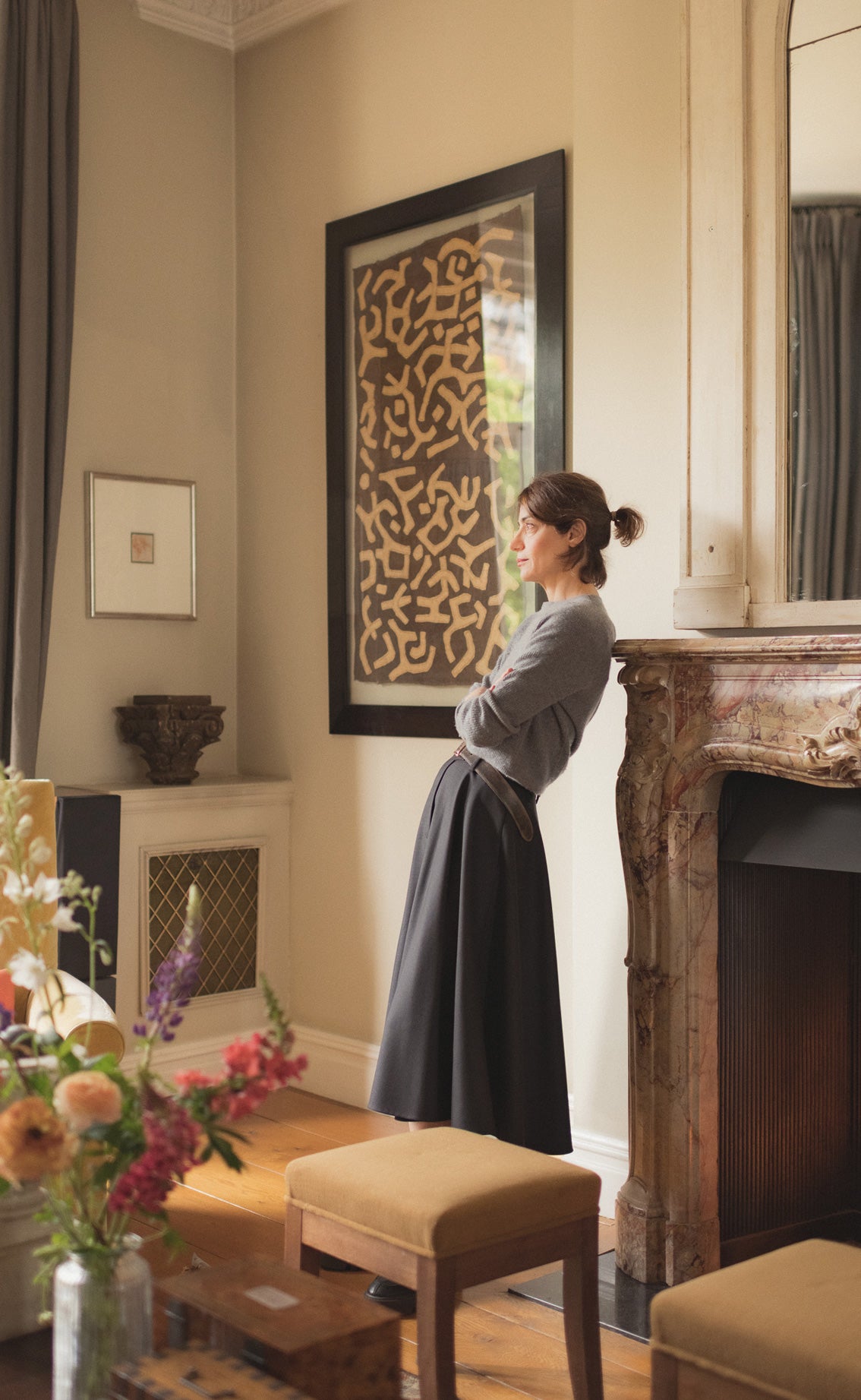 Caramel Luxury Lavendula Baby Cotton Set - Black Floral Print