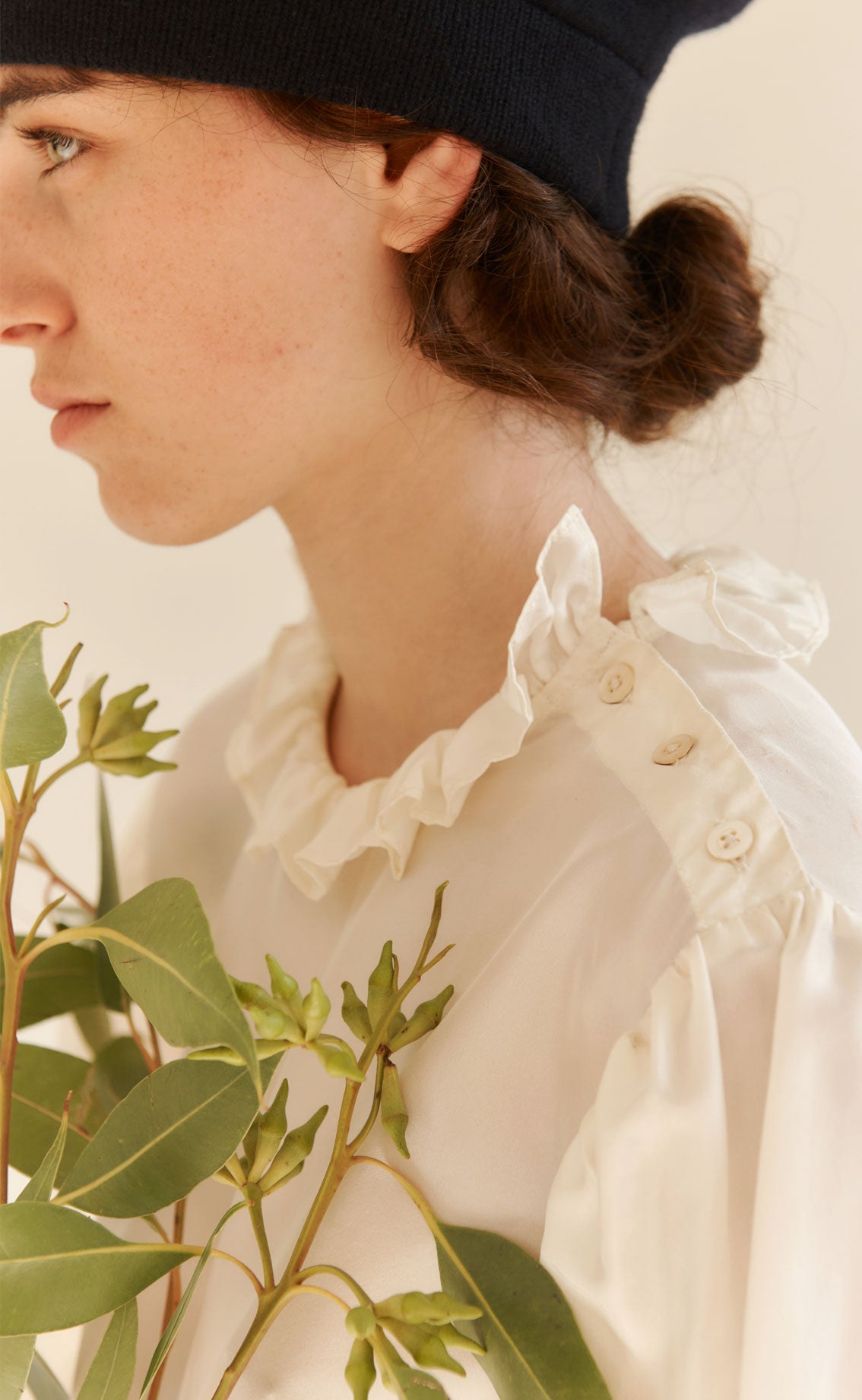 Caramel Luxury Lavendula Baby Cotton Set - Black Floral Print