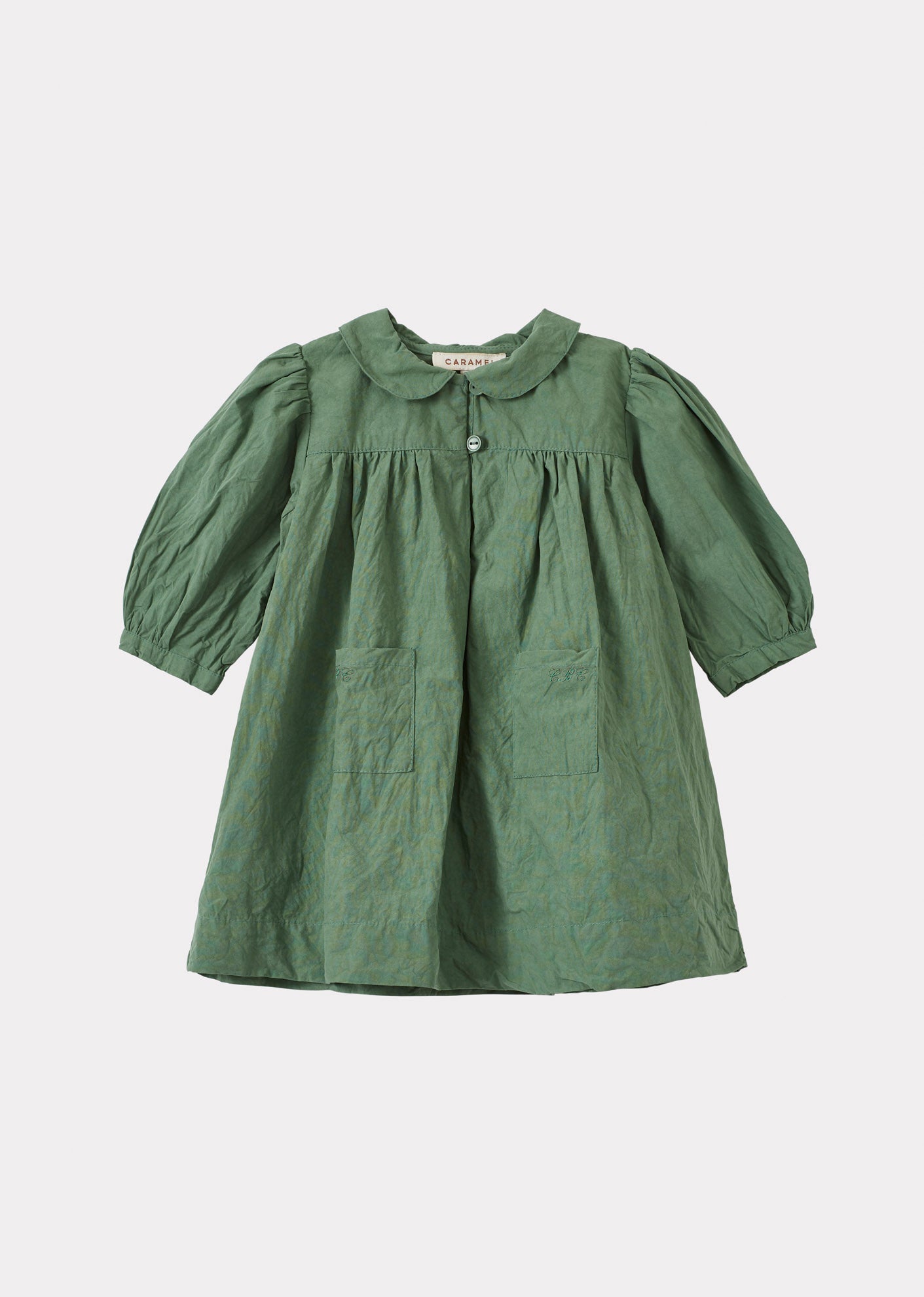 NINA BABY GIRL'S DRESS - APPLE GREEN