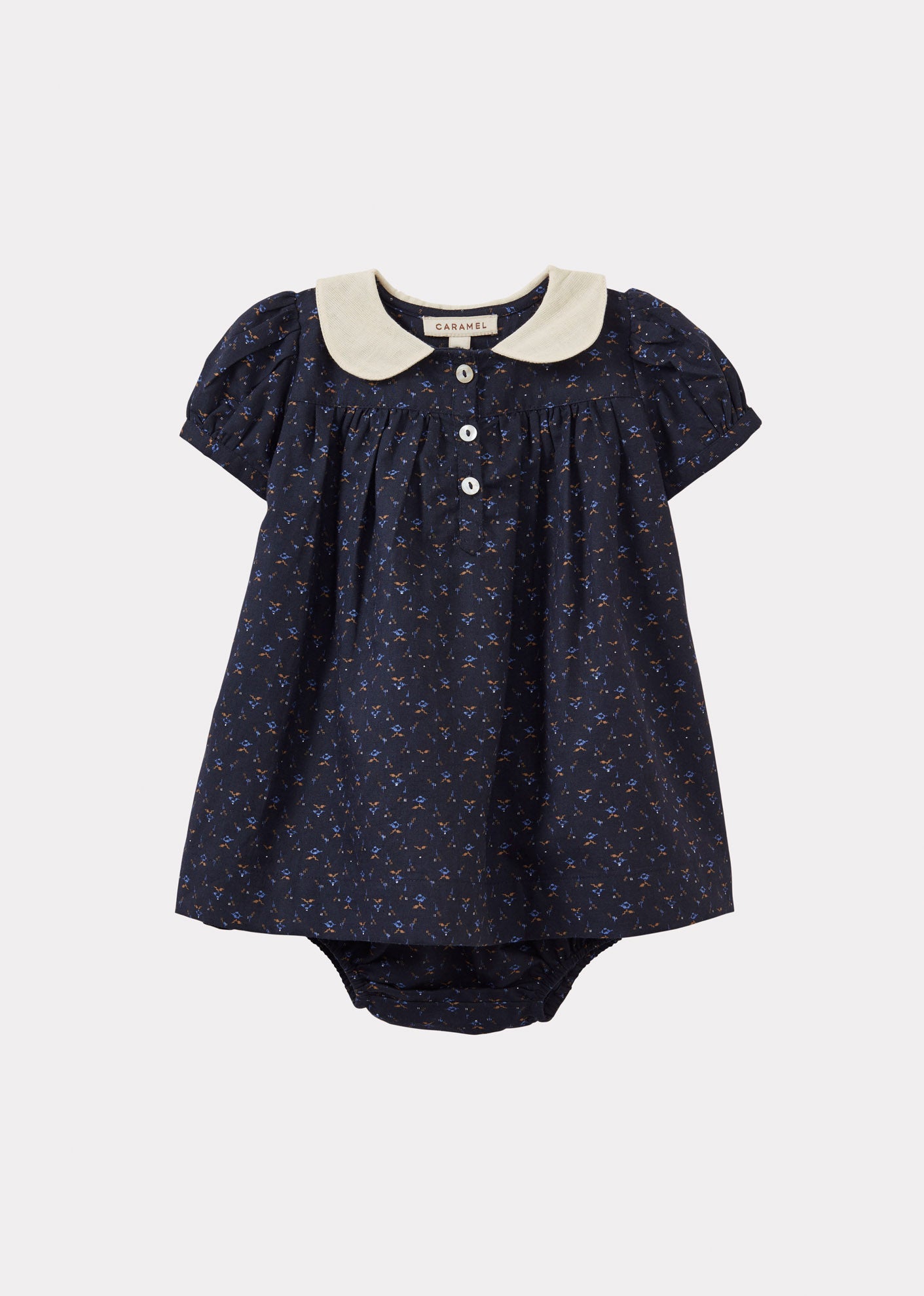 NINA BABY GIRL'S DRESS - PIXEL PRINT