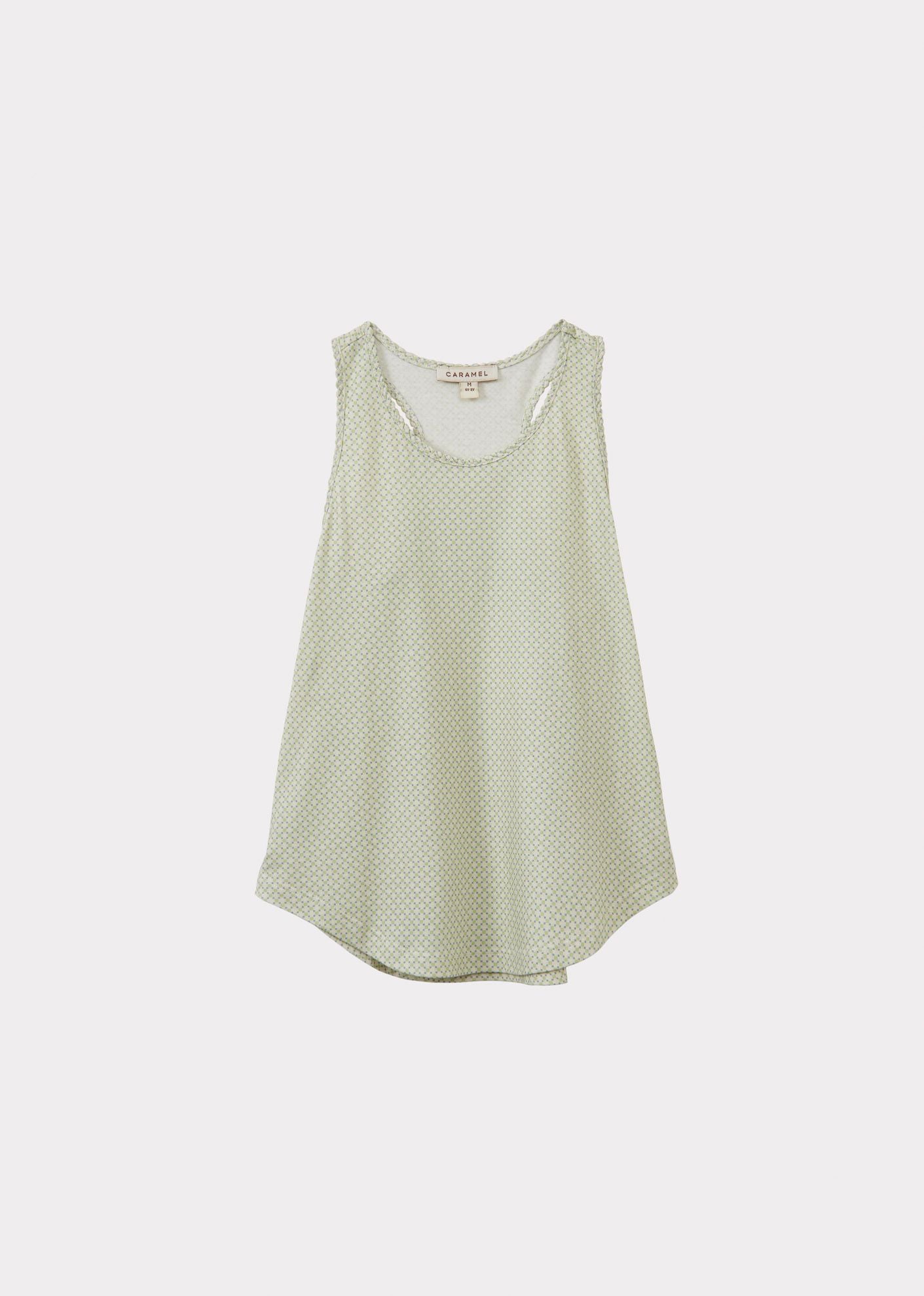 CASSIA CHILDREN'S VEST TOP - DITSY GEO PRINT