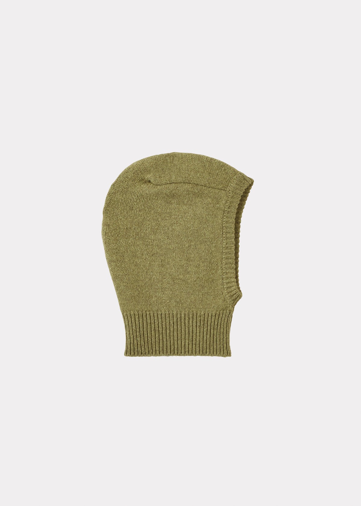 PLOMO CHILDREN'S WOOL BALACLAVA - OLIVE