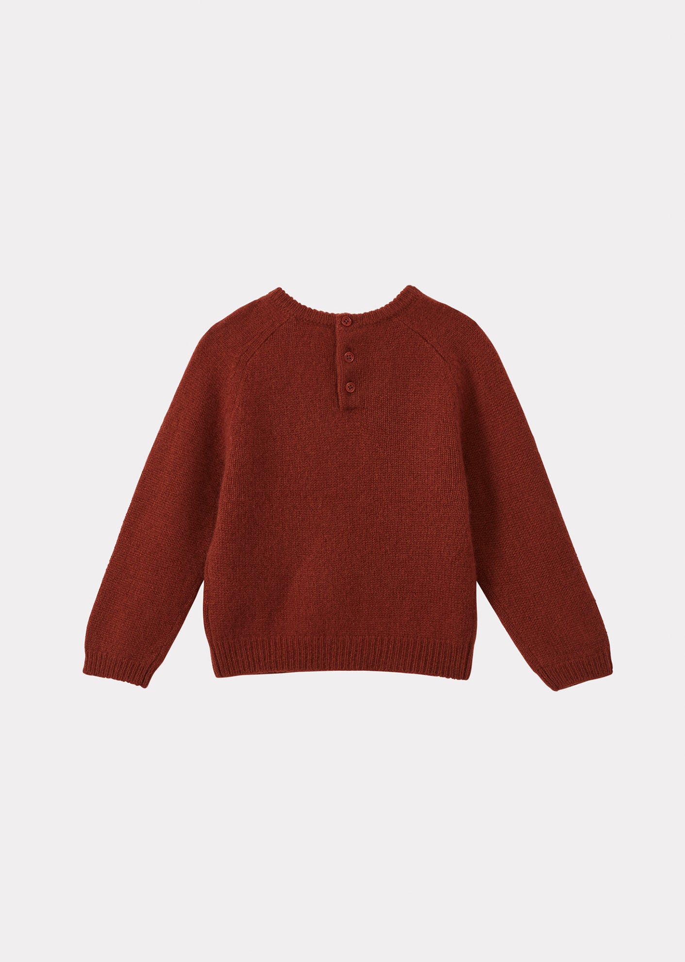 POA BABY CASHMERE JUMPER - CINNAMON